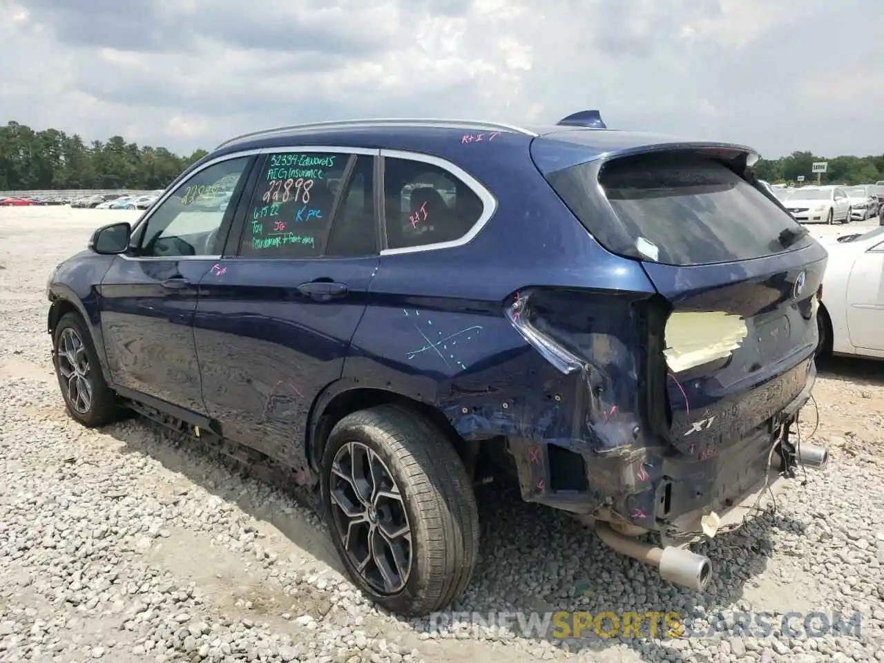 3 Photograph of a damaged car WBXJG9C06L5P79379 BMW X1 2020