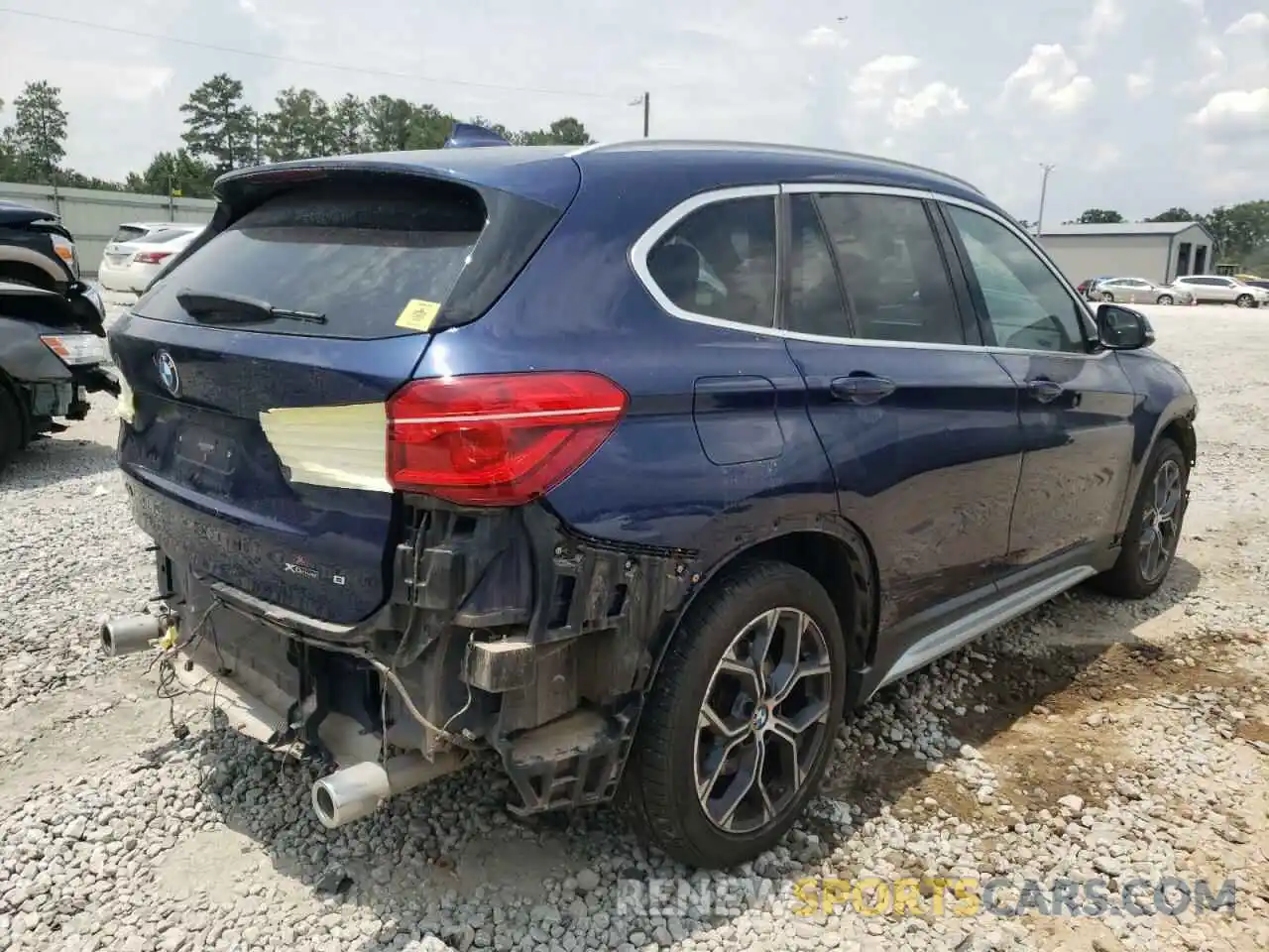 4 Фотография поврежденного автомобиля WBXJG9C06L5P79379 BMW X1 2020