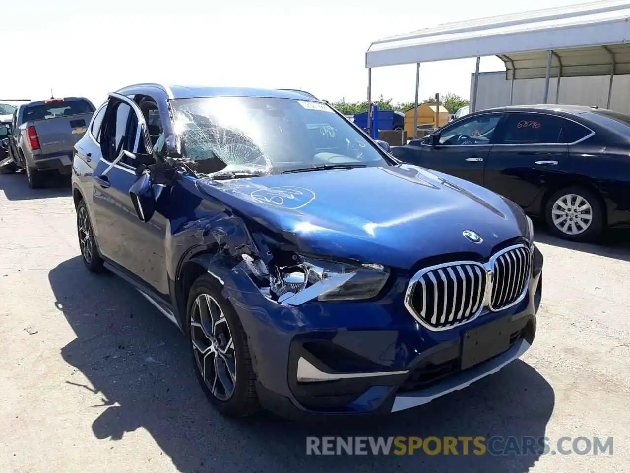 1 Photograph of a damaged car WBXJG9C06L5P89863 BMW X1 2020