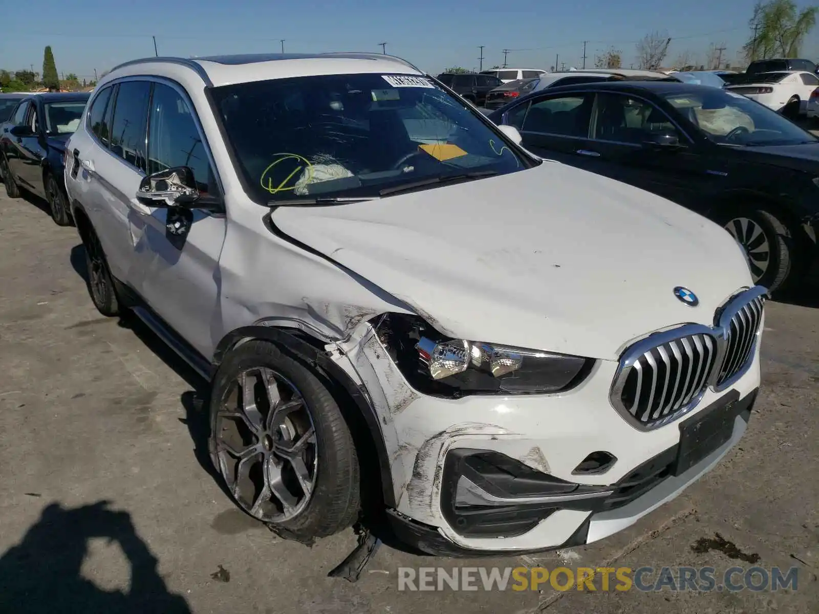 1 Photograph of a damaged car WBXJG9C06L5R01917 BMW X1 2020