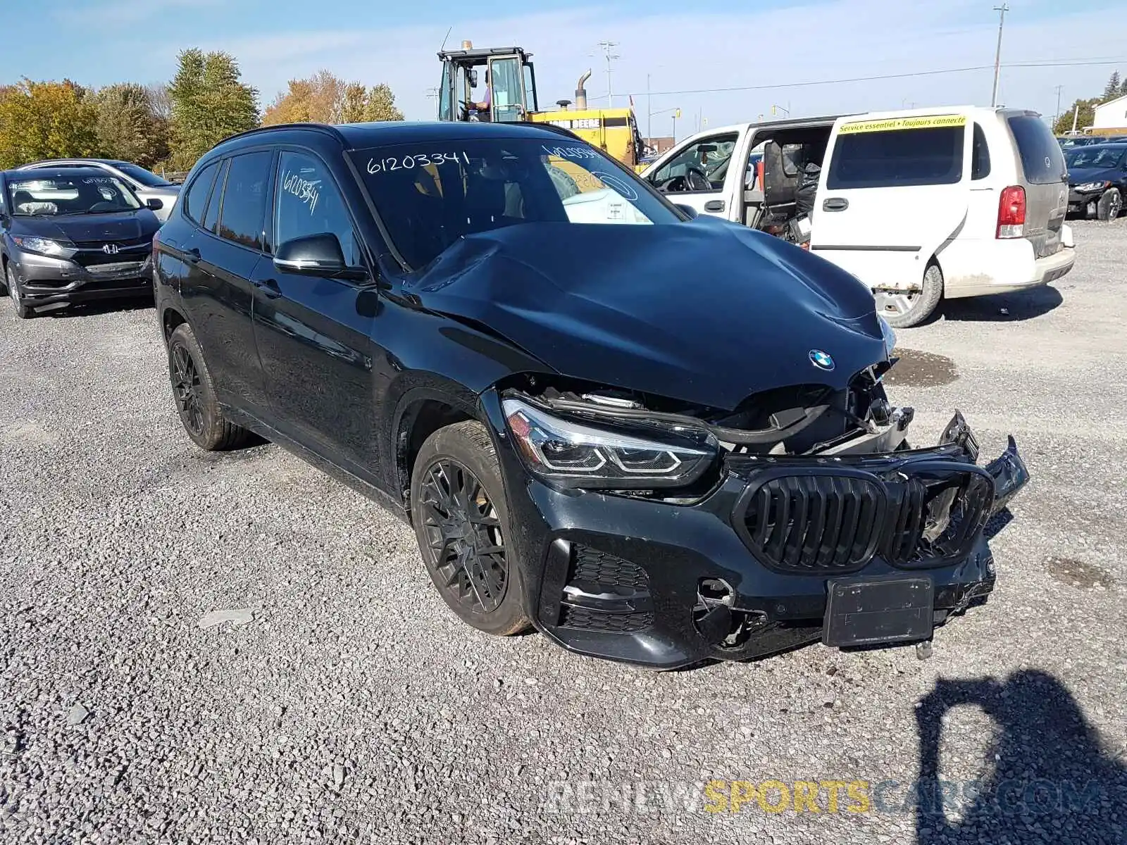 1 Photograph of a damaged car WBXJG9C06L5R04218 BMW X1 2020