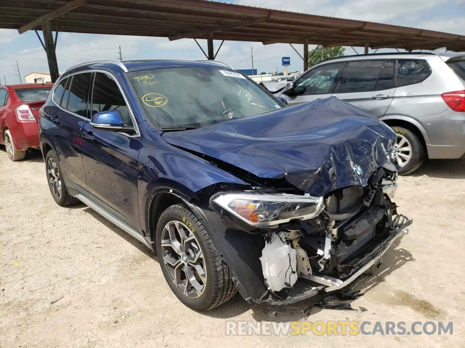 1 Photograph of a damaged car WBXJG9C07L5P37142 BMW X1 2020