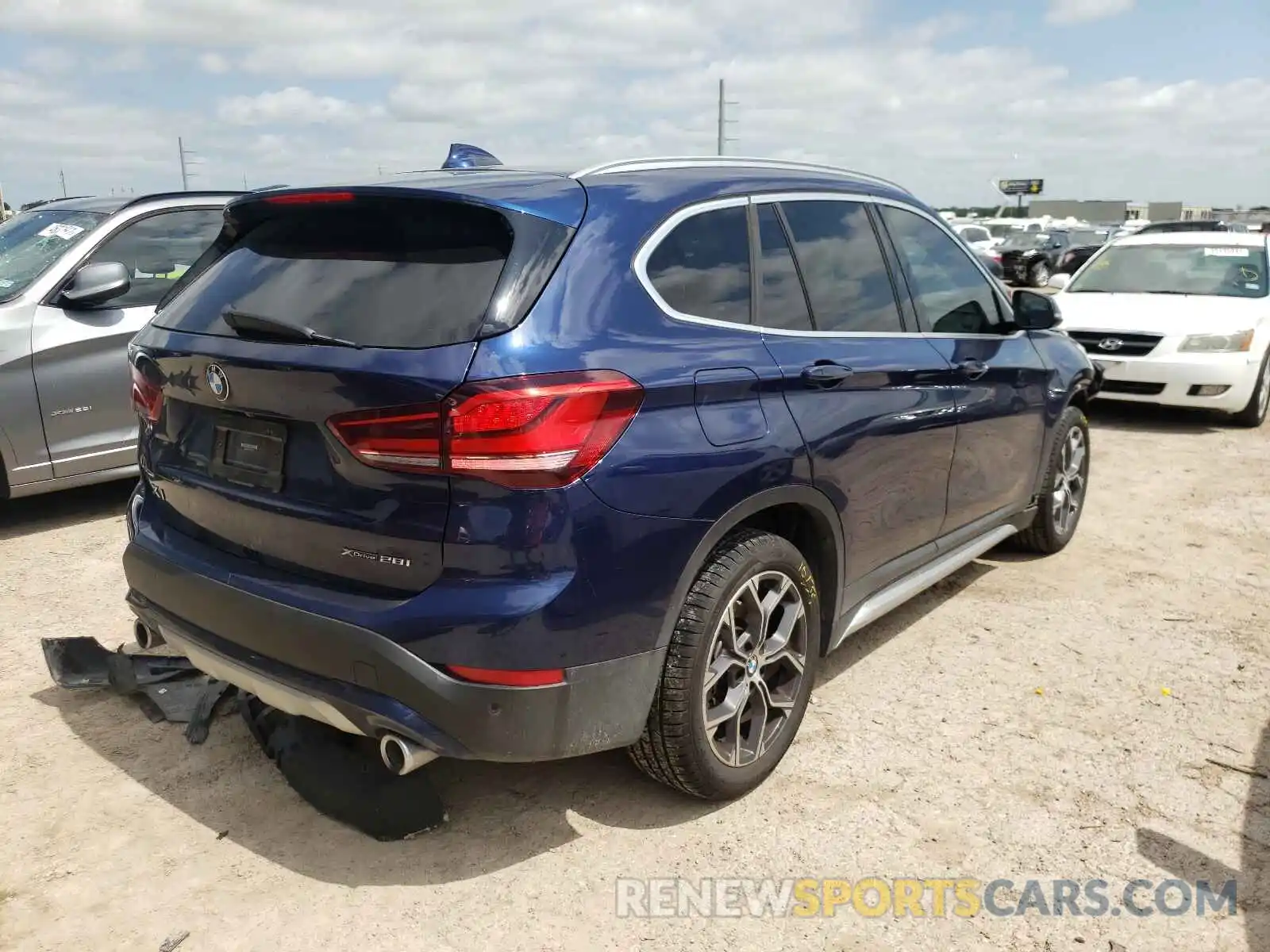 4 Photograph of a damaged car WBXJG9C07L5P37142 BMW X1 2020