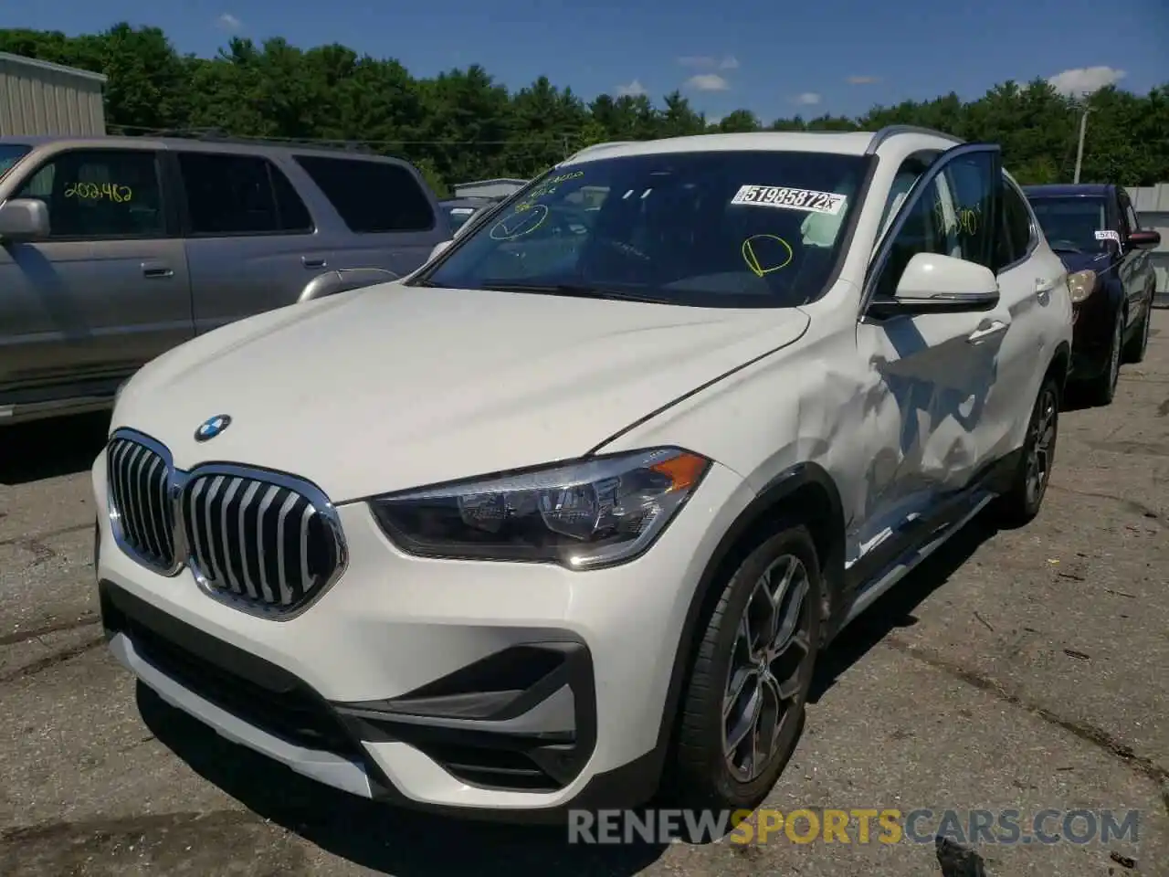 2 Photograph of a damaged car WBXJG9C07L5P74532 BMW X1 2020