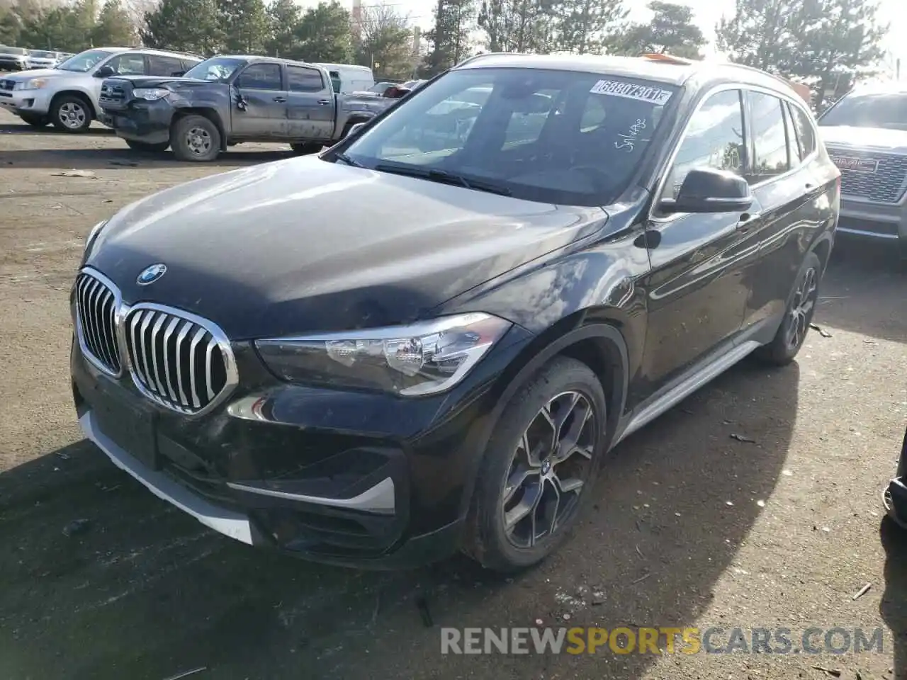 2 Фотография поврежденного автомобиля WBXJG9C07L5R03093 BMW X1 2020