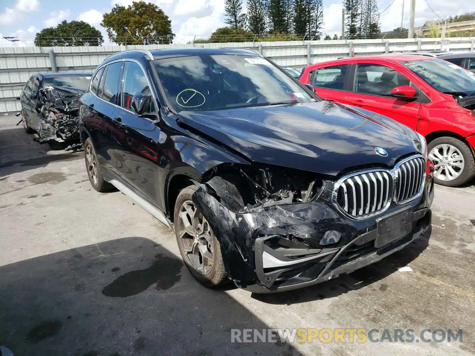 1 Photograph of a damaged car WBXJG9C07L5R06138 BMW X1 2020