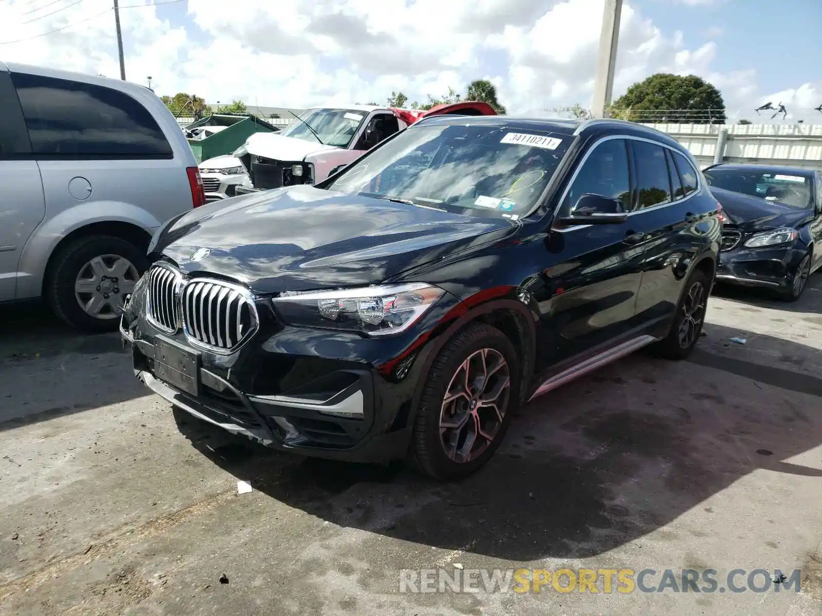 2 Photograph of a damaged car WBXJG9C07L5R06138 BMW X1 2020