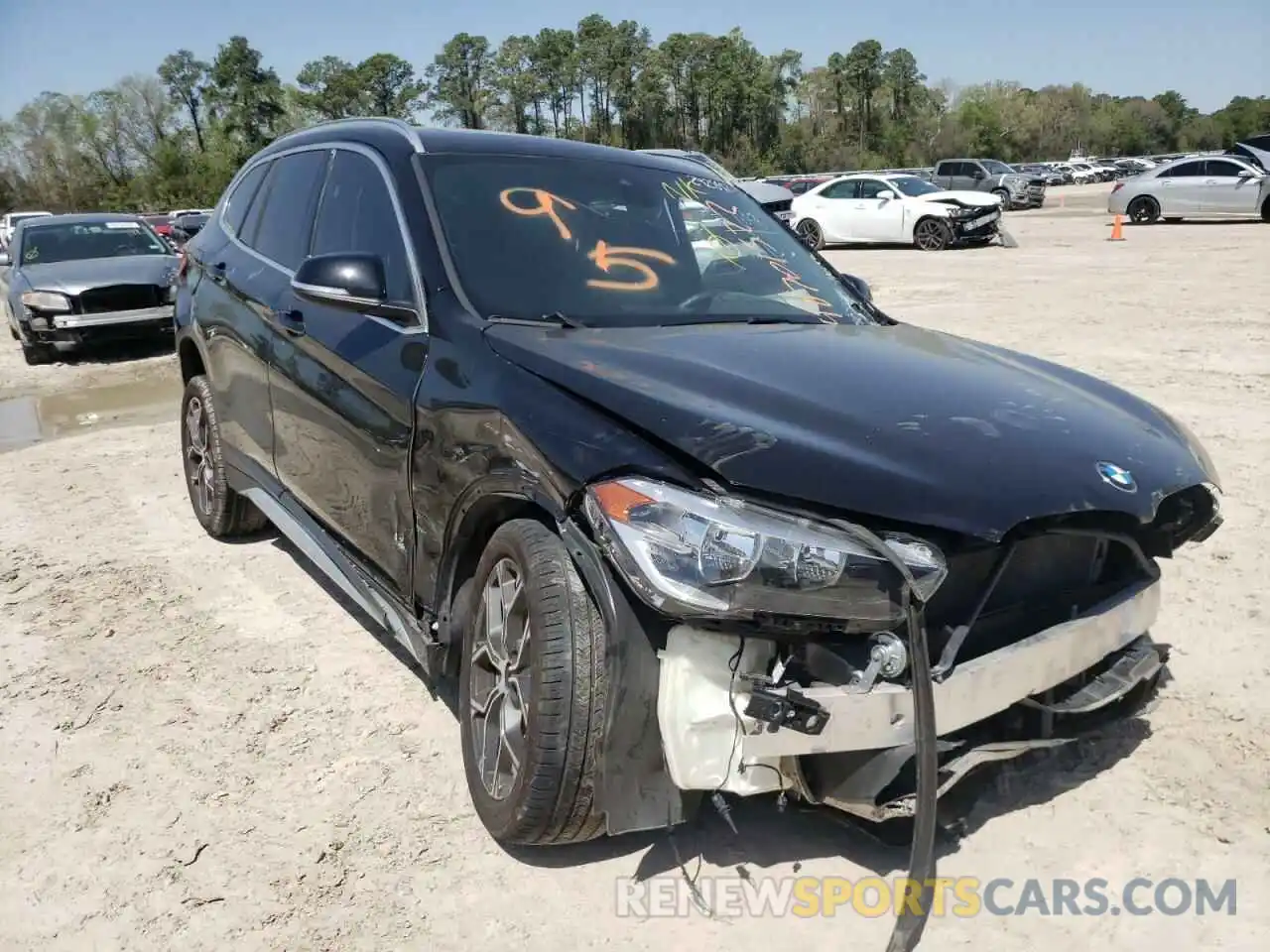 1 Photograph of a damaged car WBXJG9C08L3L77052 BMW X1 2020