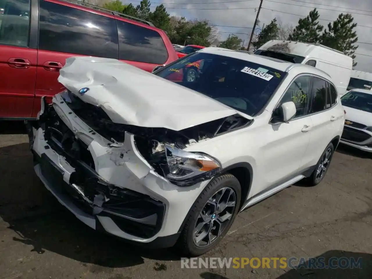 2 Photograph of a damaged car WBXJG9C08L3L81117 BMW X1 2020