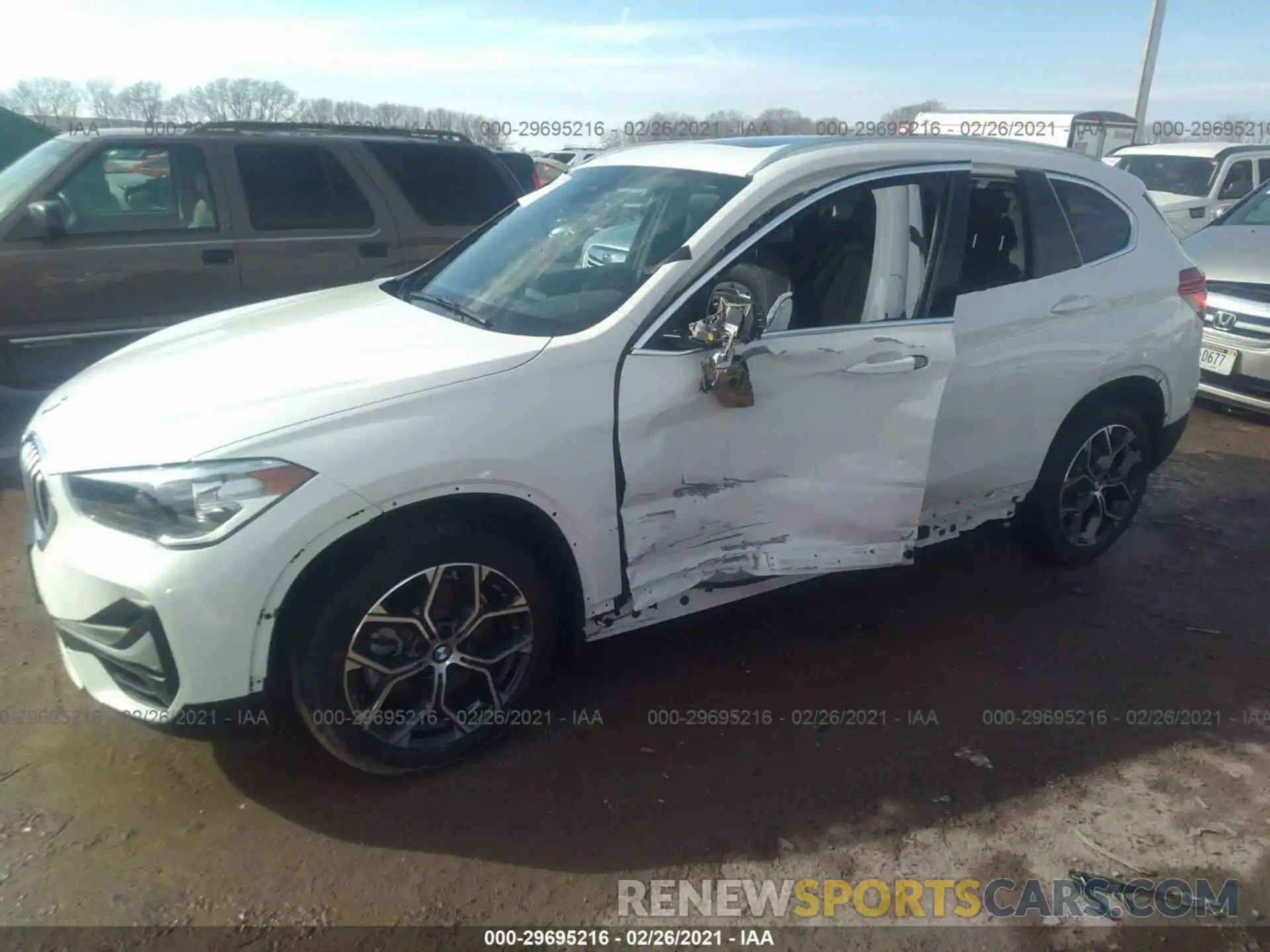 6 Photograph of a damaged car WBXJG9C08L3L81781 BMW X1 2020