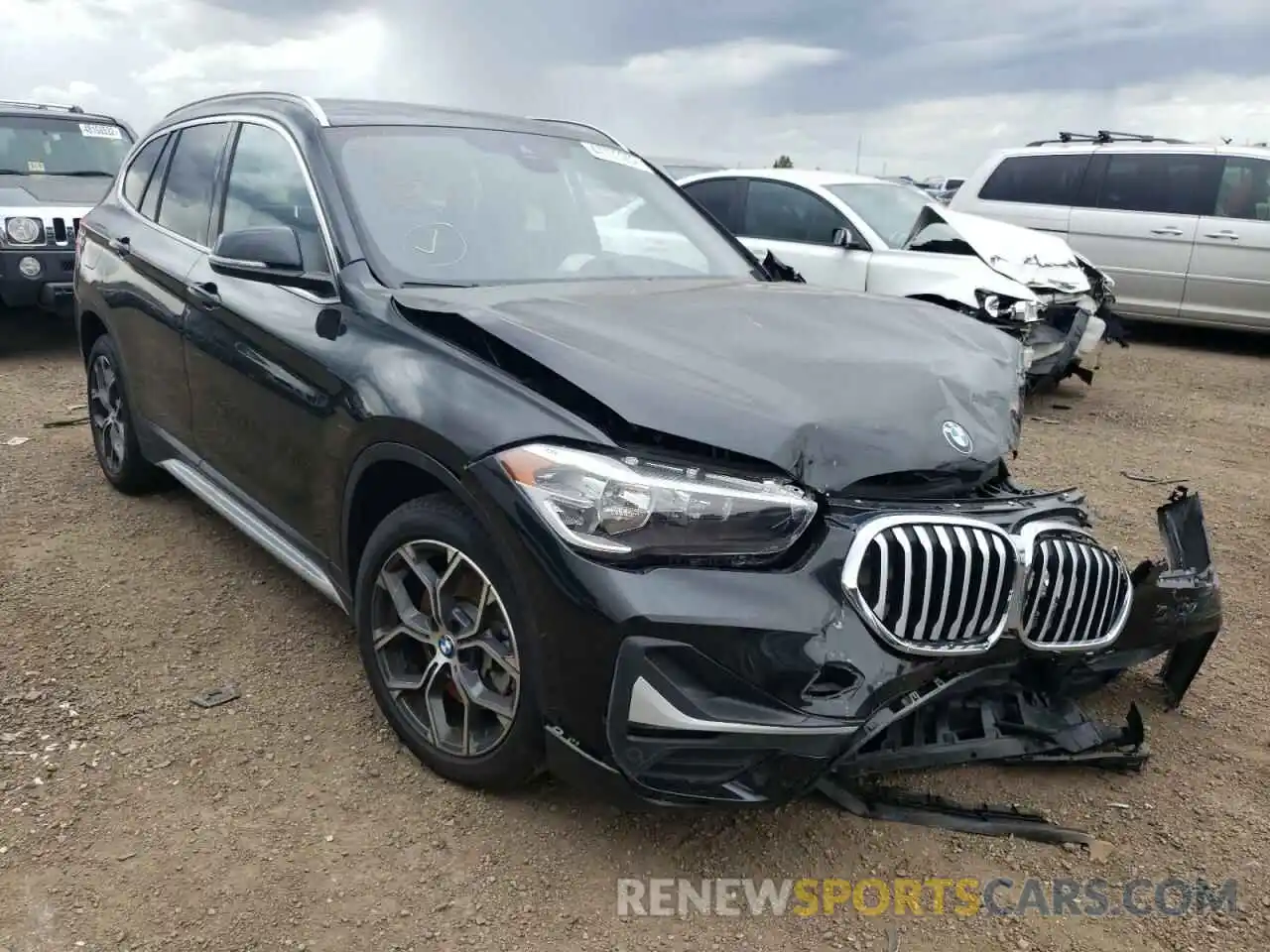 1 Photograph of a damaged car WBXJG9C08L5P24805 BMW X1 2020