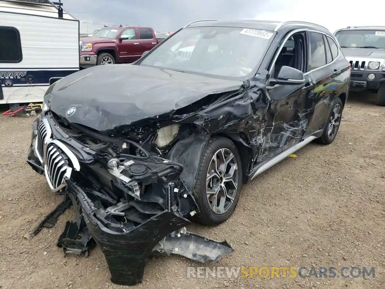 2 Photograph of a damaged car WBXJG9C08L5P24805 BMW X1 2020