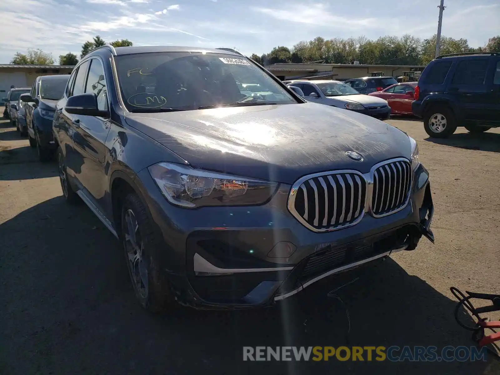 1 Фотография поврежденного автомобиля WBXJG9C08L5P69601 BMW X1 2020