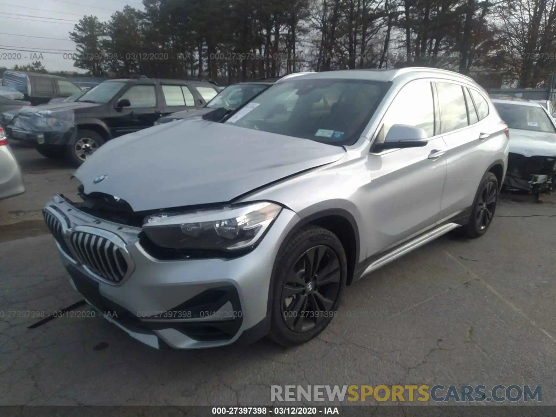 2 Photograph of a damaged car WBXJG9C08L5P79562 BMW X1 2020