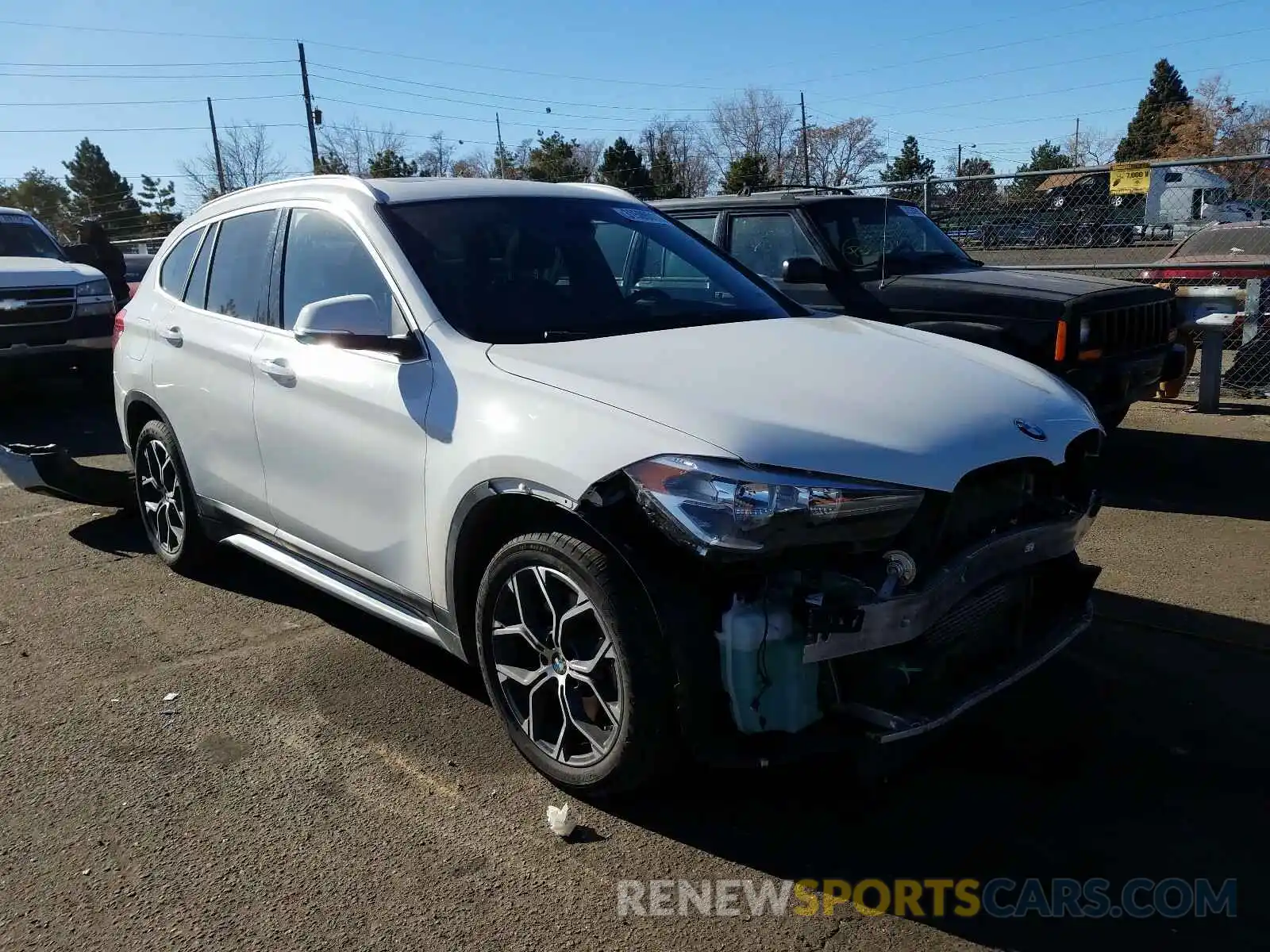 1 Photograph of a damaged car WBXJG9C08L5R00865 BMW X1 2020