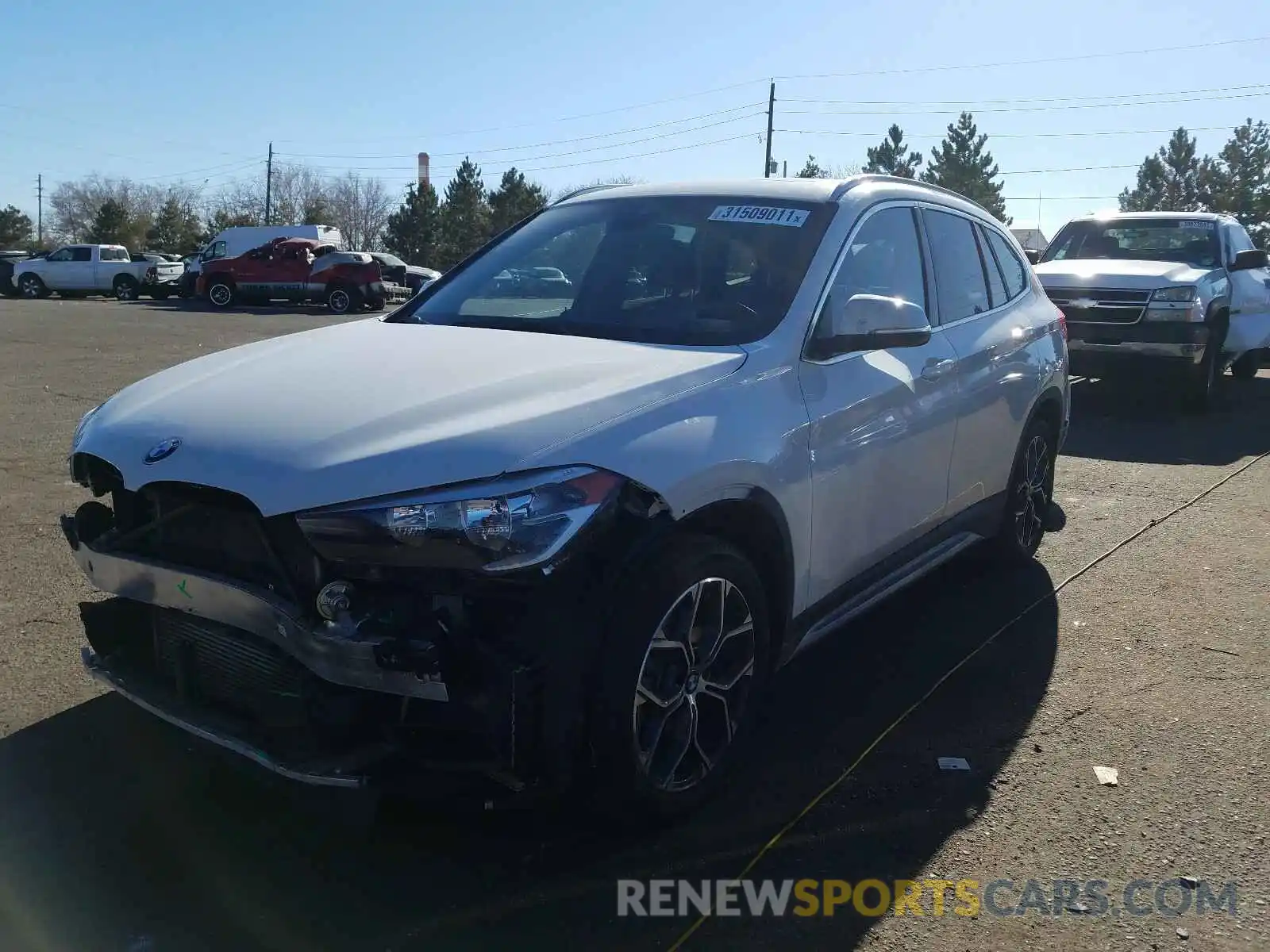 2 Photograph of a damaged car WBXJG9C08L5R00865 BMW X1 2020