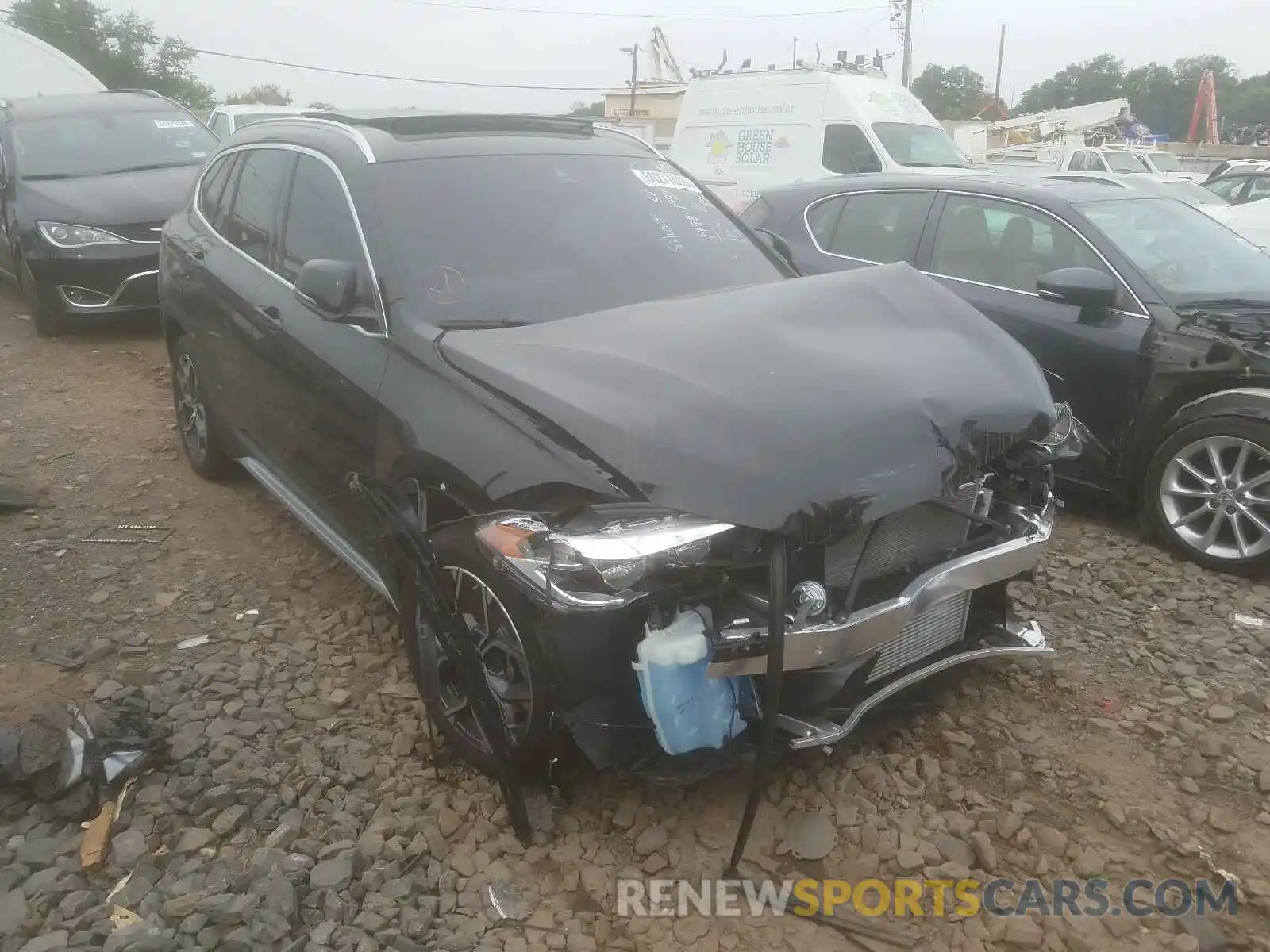 1 Photograph of a damaged car WBXJG9C09L3L83829 BMW X1 2020