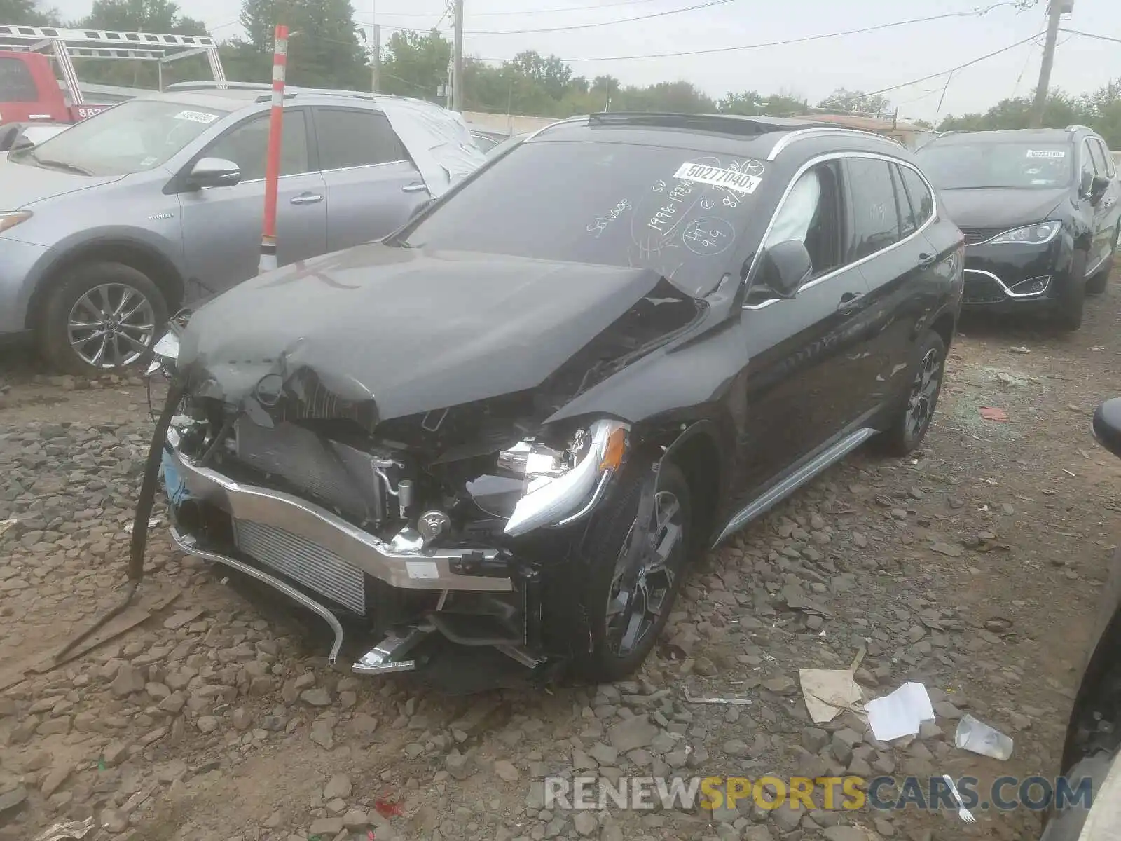 2 Photograph of a damaged car WBXJG9C09L3L83829 BMW X1 2020