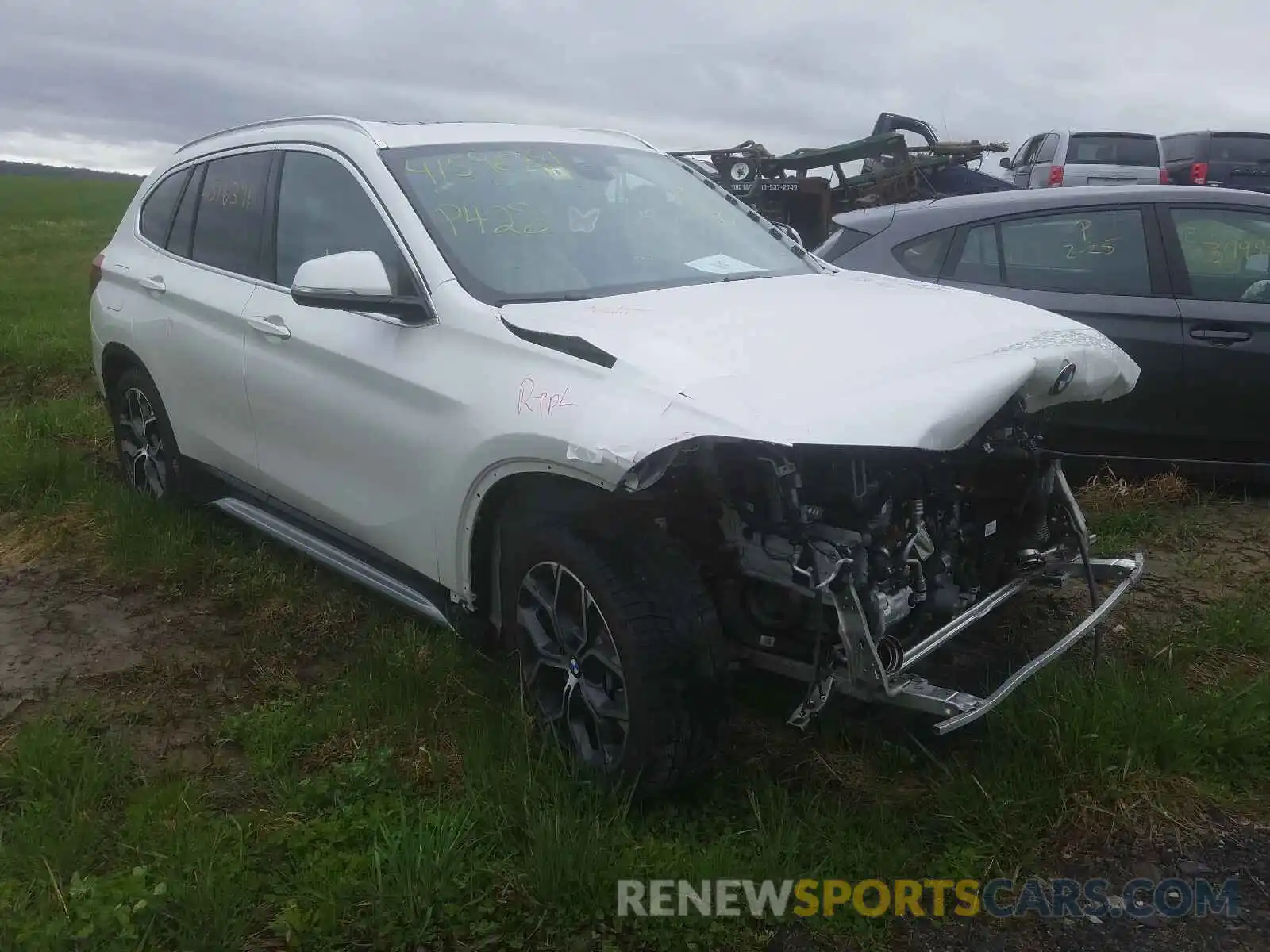 1 Photograph of a damaged car WBXJG9C09L3L89517 BMW X1 2020