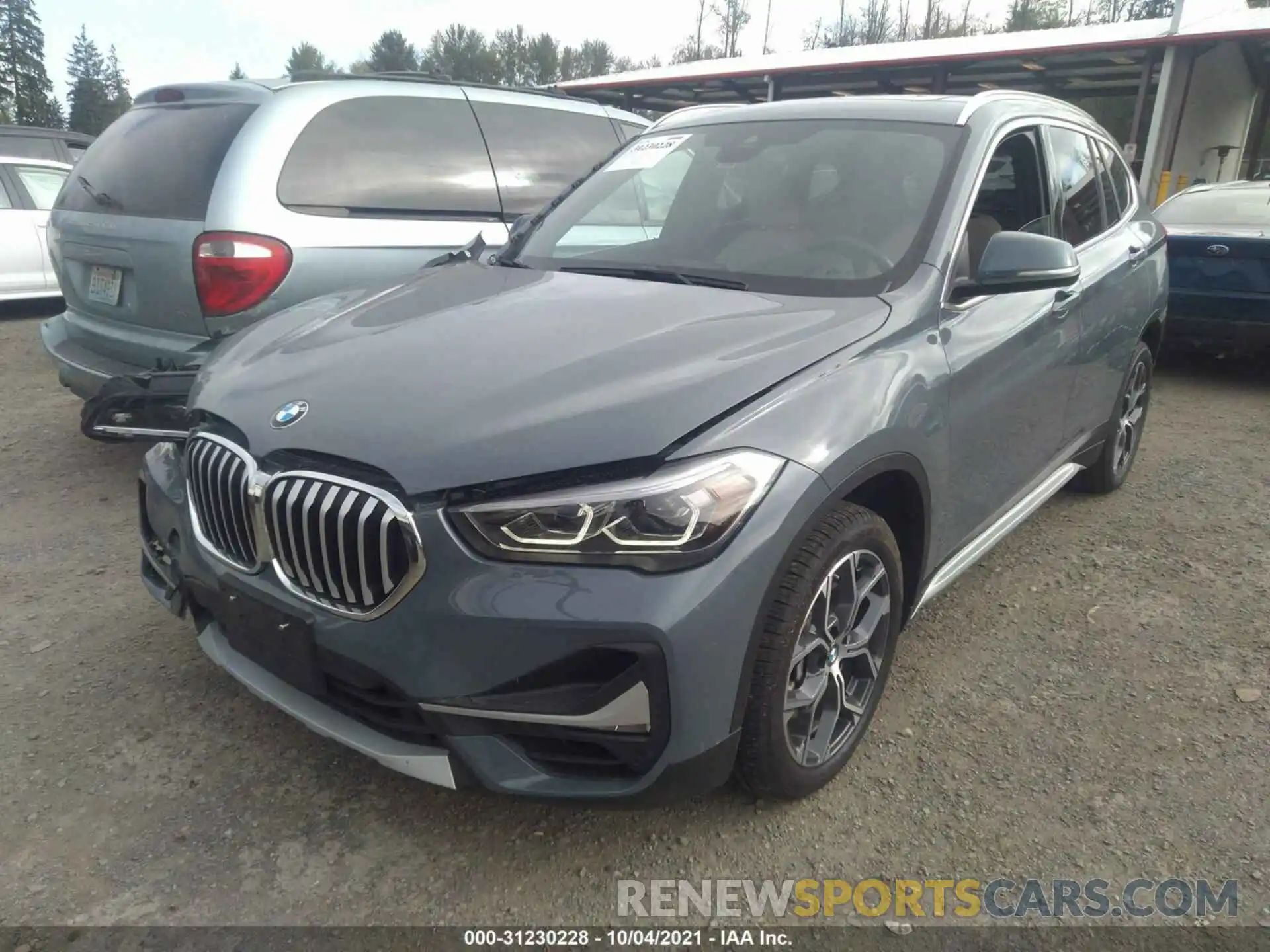 2 Фотография поврежденного автомобиля WBXJG9C09L5P63449 BMW X1 2020