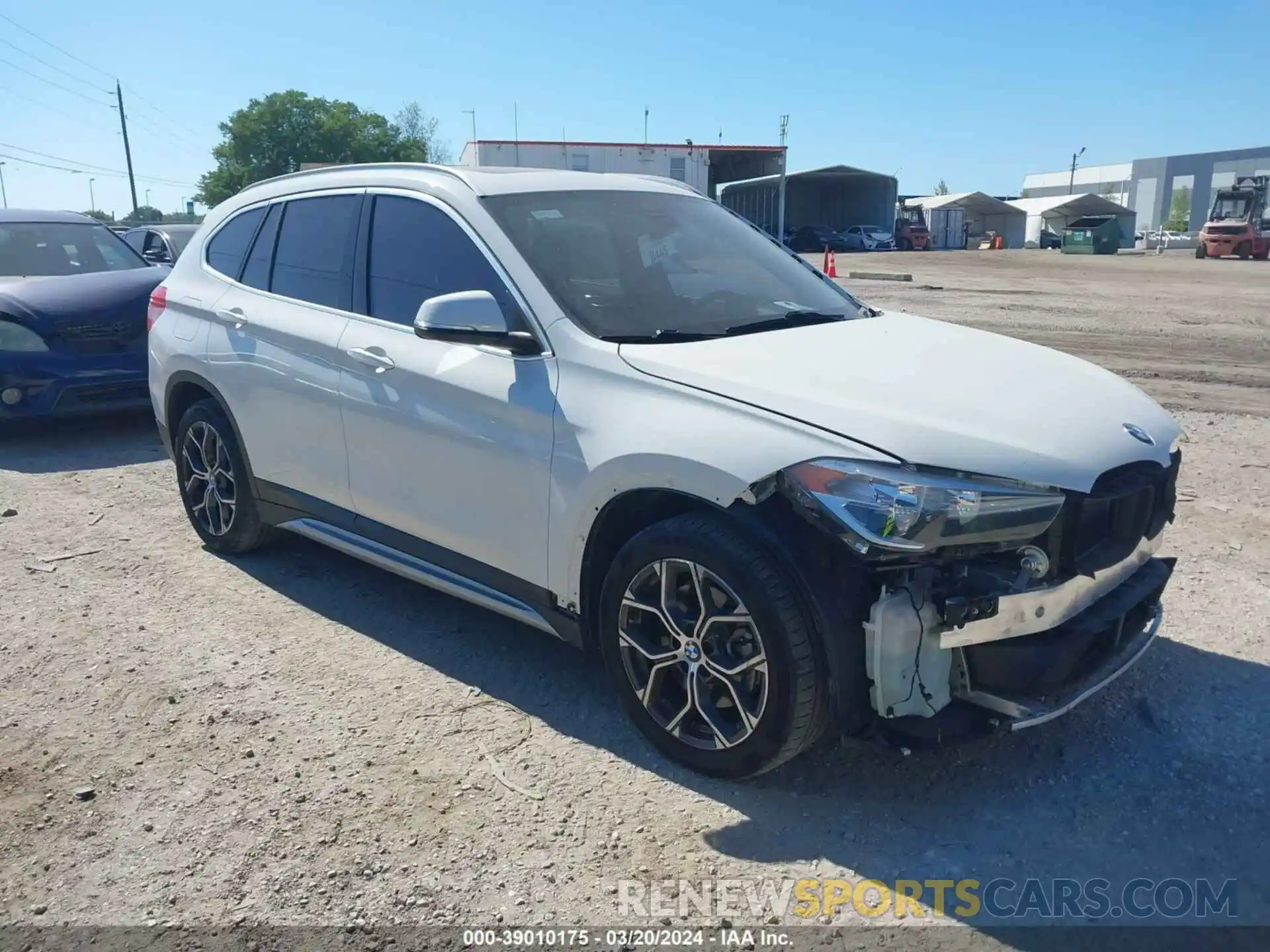 1 Photograph of a damaged car WBXJG9C09L5P75794 BMW X1 2020