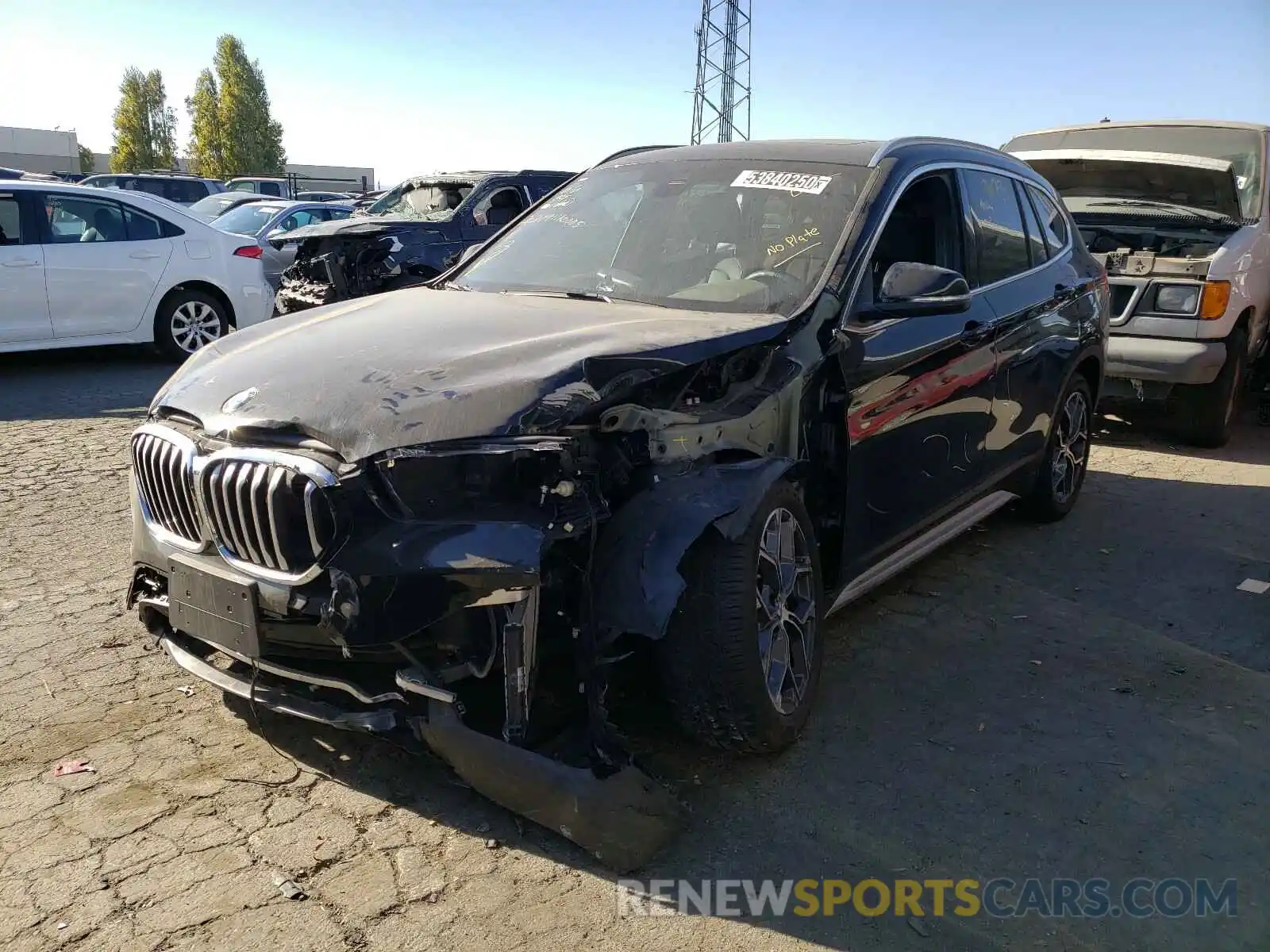 2 Photograph of a damaged car WBXJG9C09L5P88626 BMW X1 2020