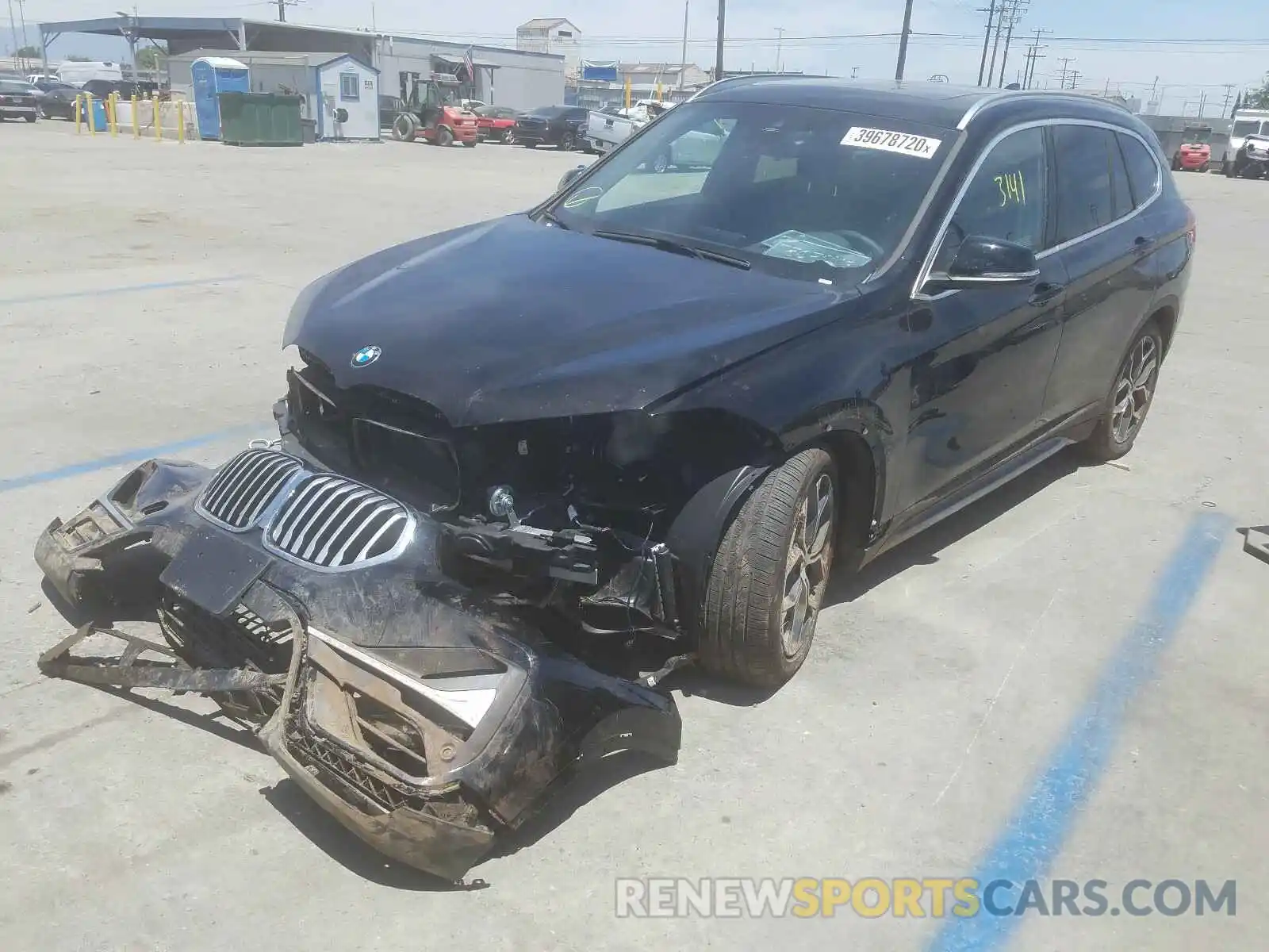 2 Photograph of a damaged car WBXJG9C09L5P88707 BMW X1 2020
