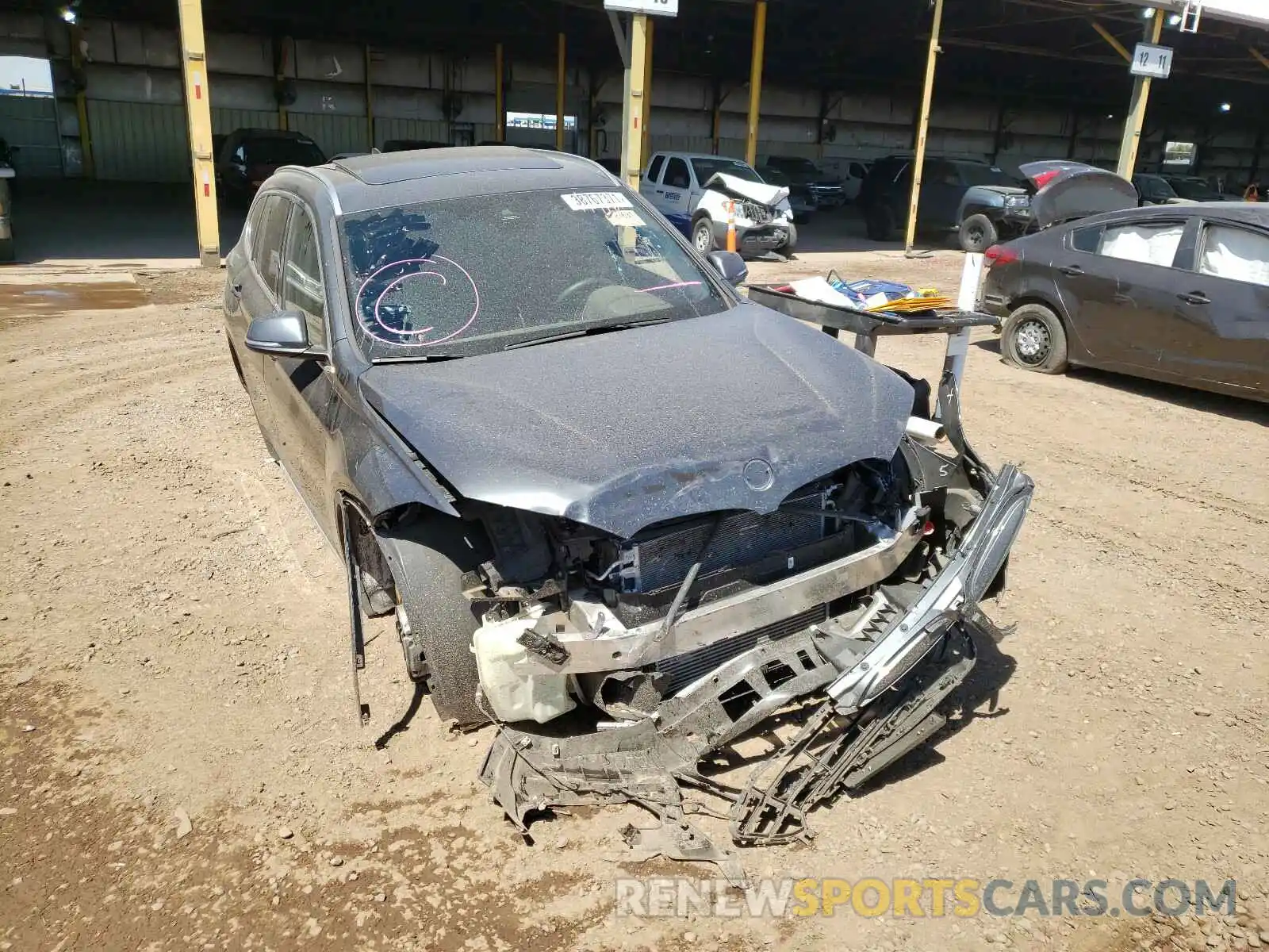 1 Photograph of a damaged car WBXJG9C09L5P89713 BMW X1 2020