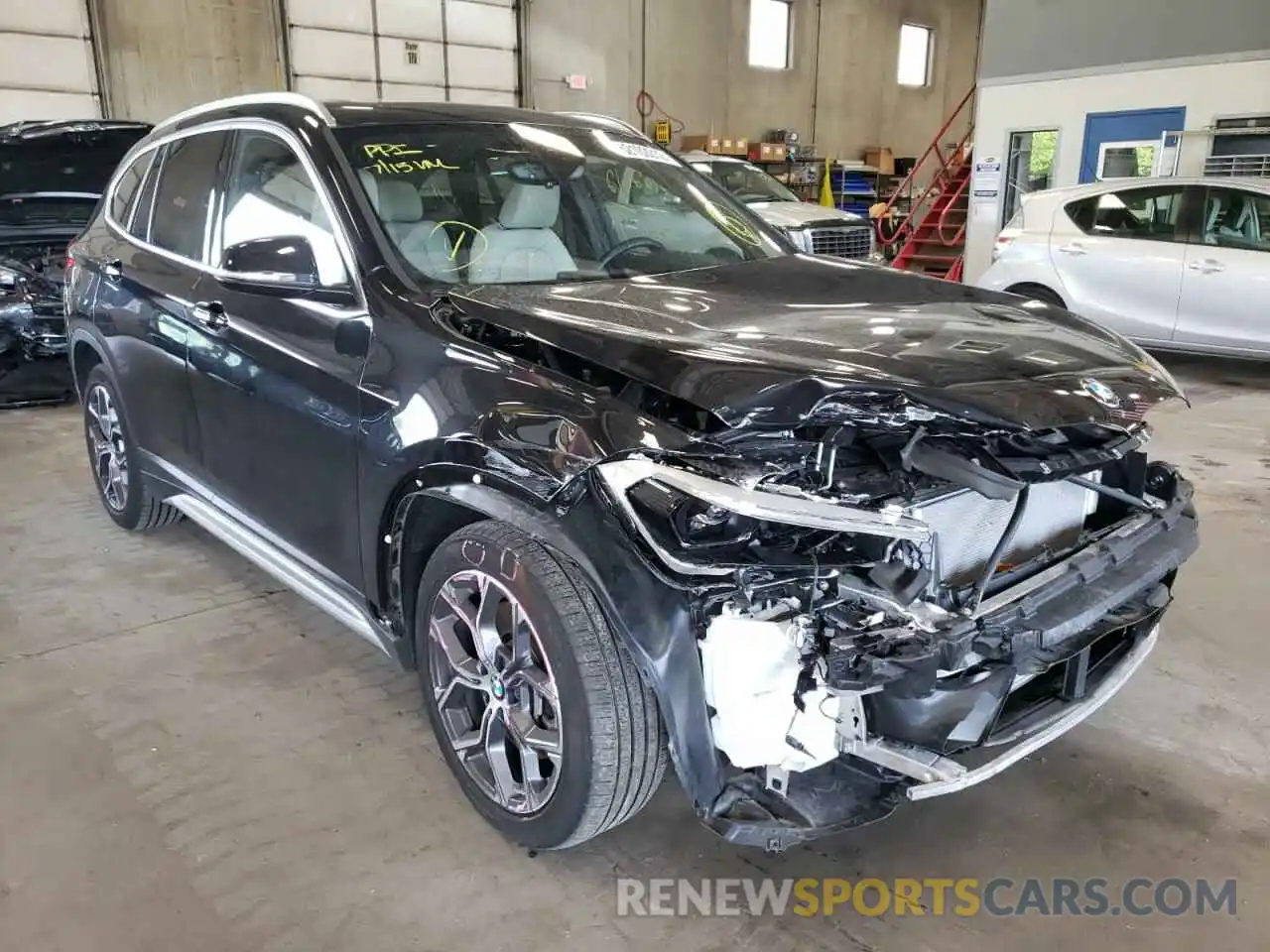 1 Photograph of a damaged car WBXJG9C09L5R23491 BMW X1 2020