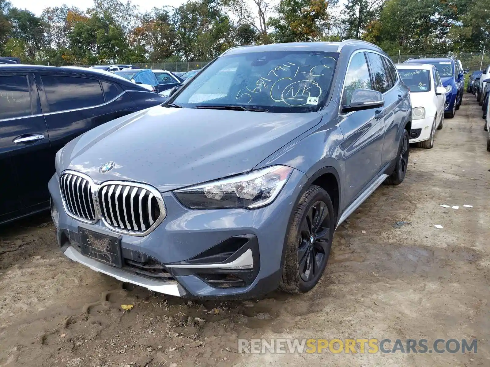 2 Photograph of a damaged car WBXJG9C09L5R48682 BMW X1 2020