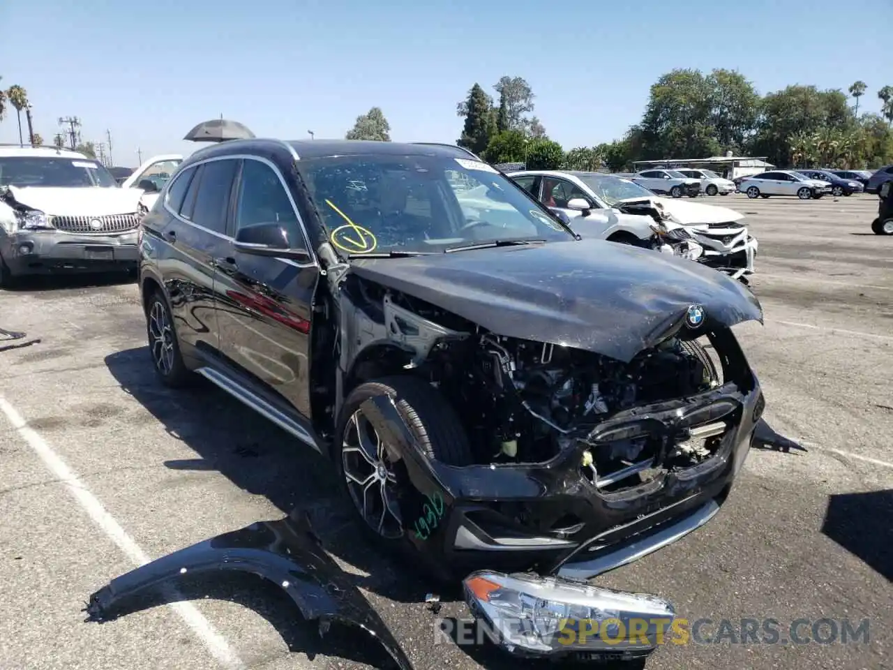 1 Photograph of a damaged car WBXJG9C09L5R70715 BMW X1 2020