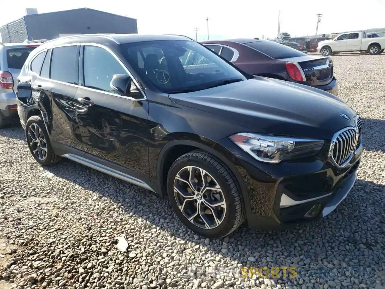 1 Photograph of a damaged car WBXJG9C0XL3L57479 BMW X1 2020