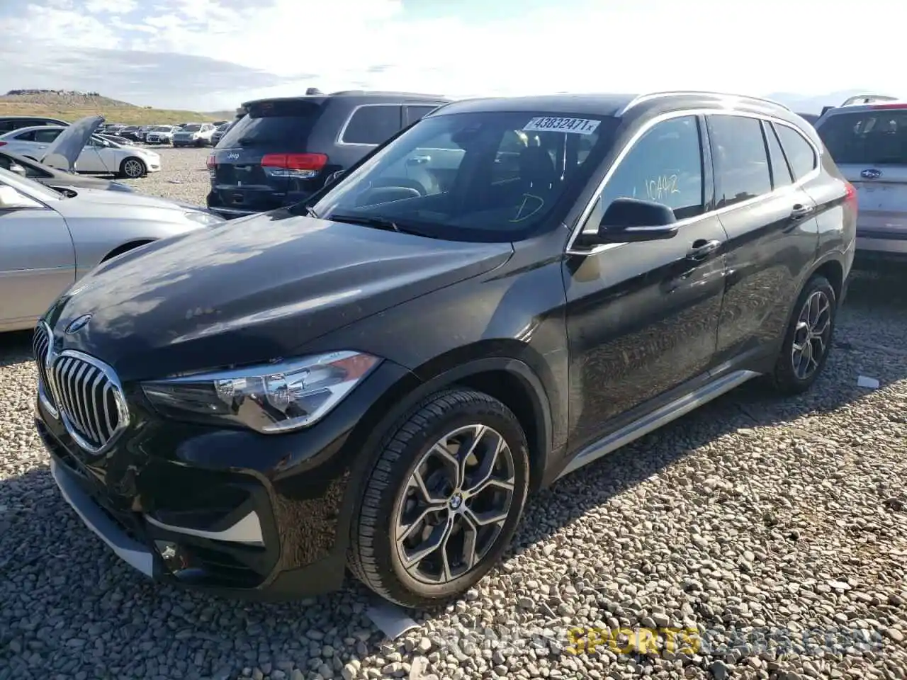 2 Photograph of a damaged car WBXJG9C0XL3L57479 BMW X1 2020