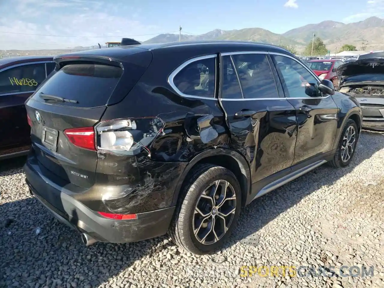 4 Photograph of a damaged car WBXJG9C0XL3L57479 BMW X1 2020