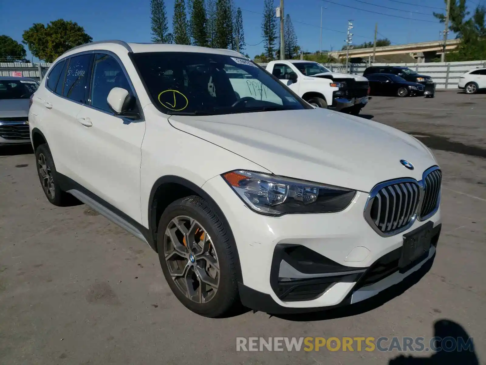 1 Photograph of a damaged car WBXJG9C0XL3L81748 BMW X1 2020