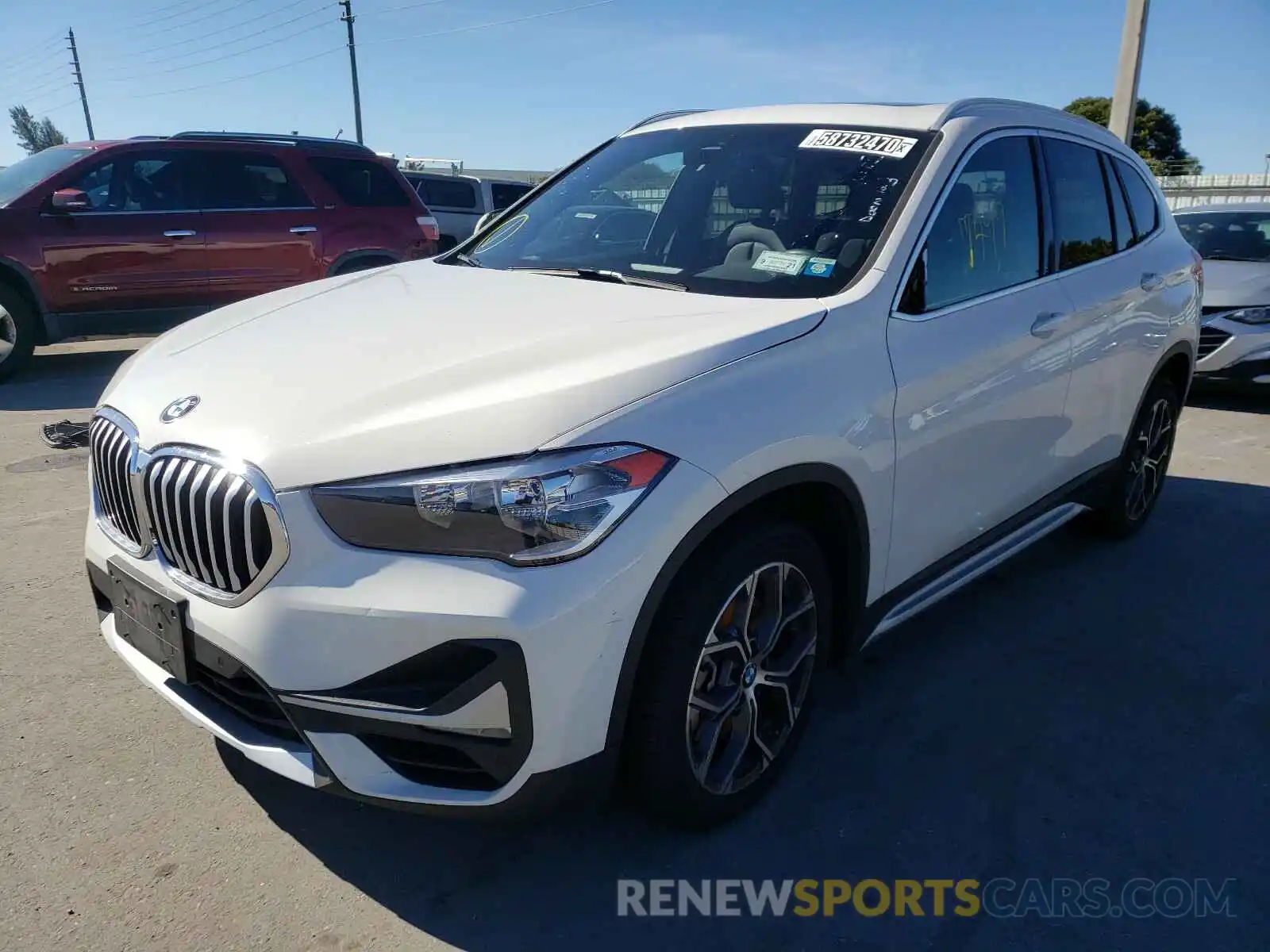 2 Photograph of a damaged car WBXJG9C0XL3L81748 BMW X1 2020