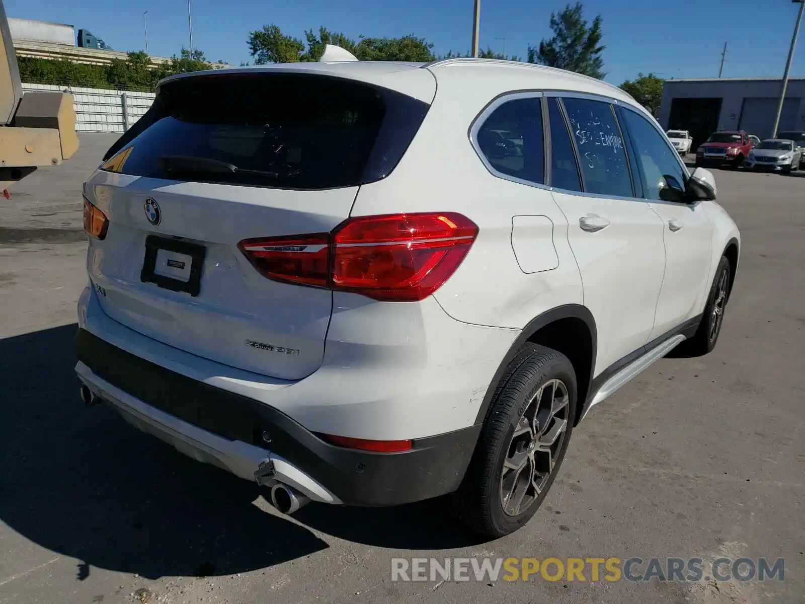 4 Photograph of a damaged car WBXJG9C0XL3L81748 BMW X1 2020