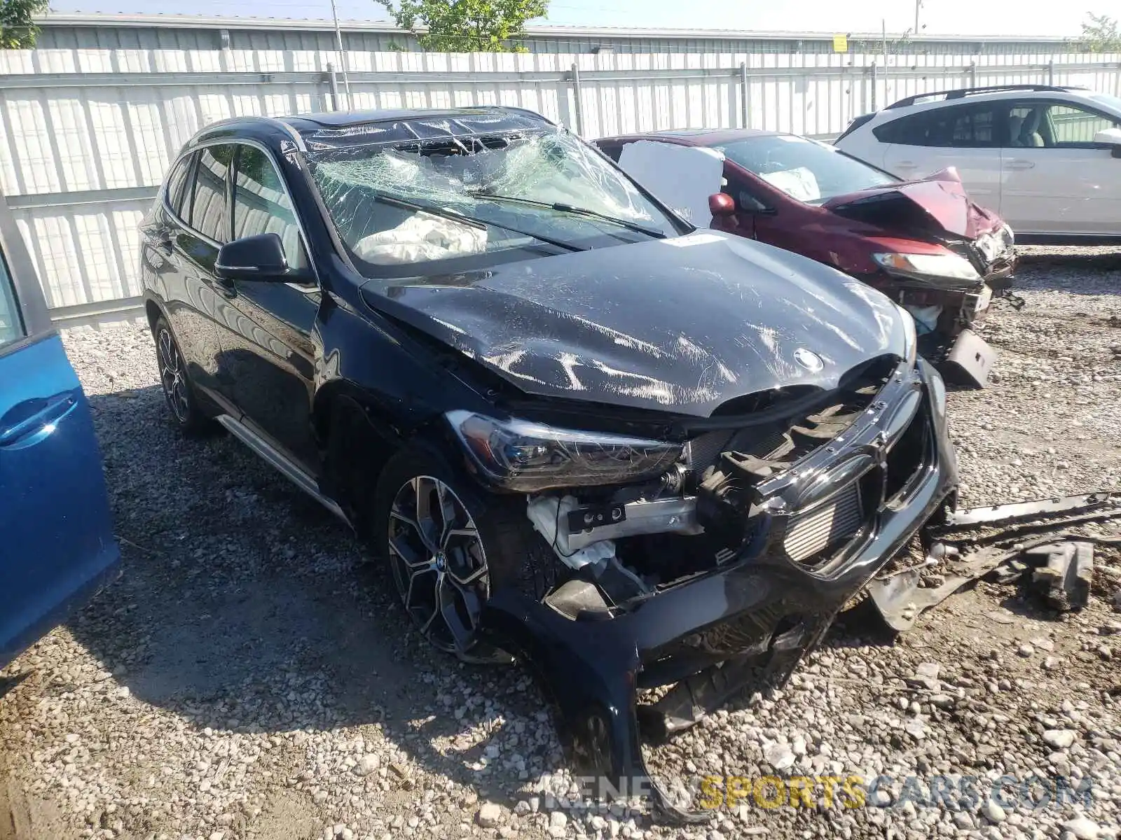 1 Photograph of a damaged car WBXJG9C0XL5P57725 BMW X1 2020