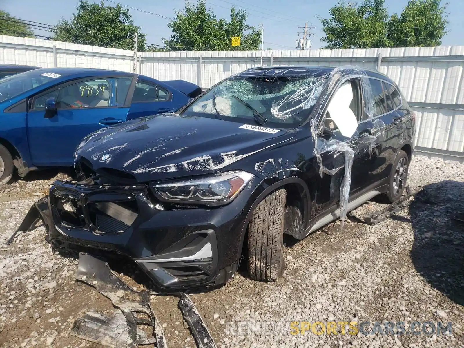 2 Фотография поврежденного автомобиля WBXJG9C0XL5P57725 BMW X1 2020