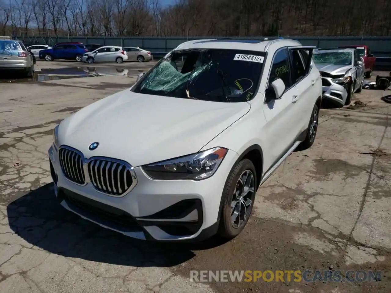 2 Photograph of a damaged car WBXJG9C0XL5P62312 BMW X1 2020