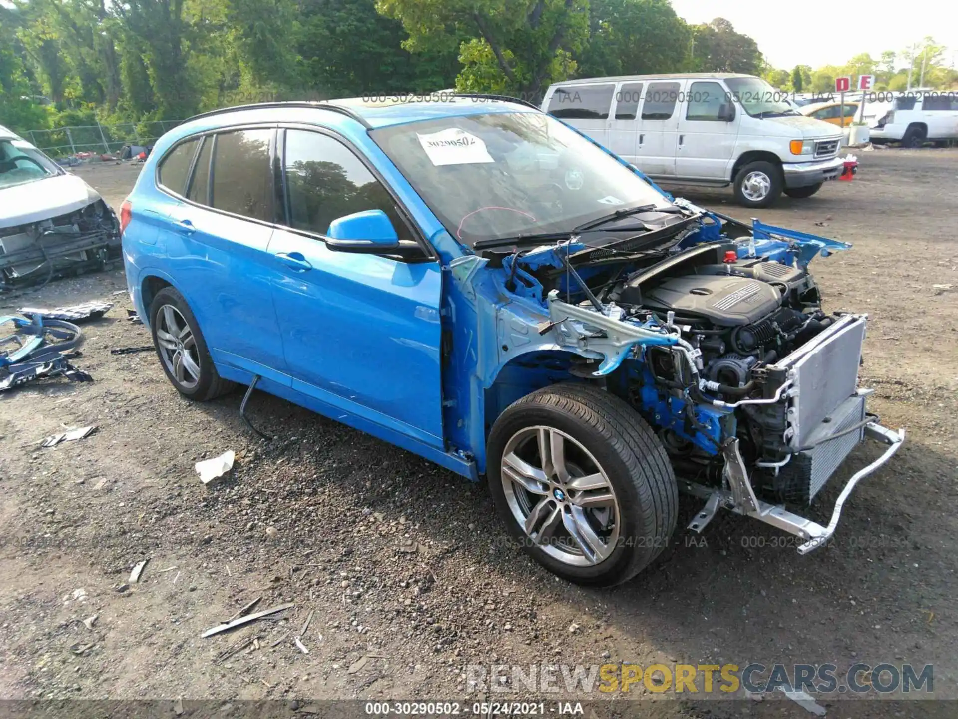 1 Photograph of a damaged car WBXJG9C0XL5P66232 BMW X1 2020