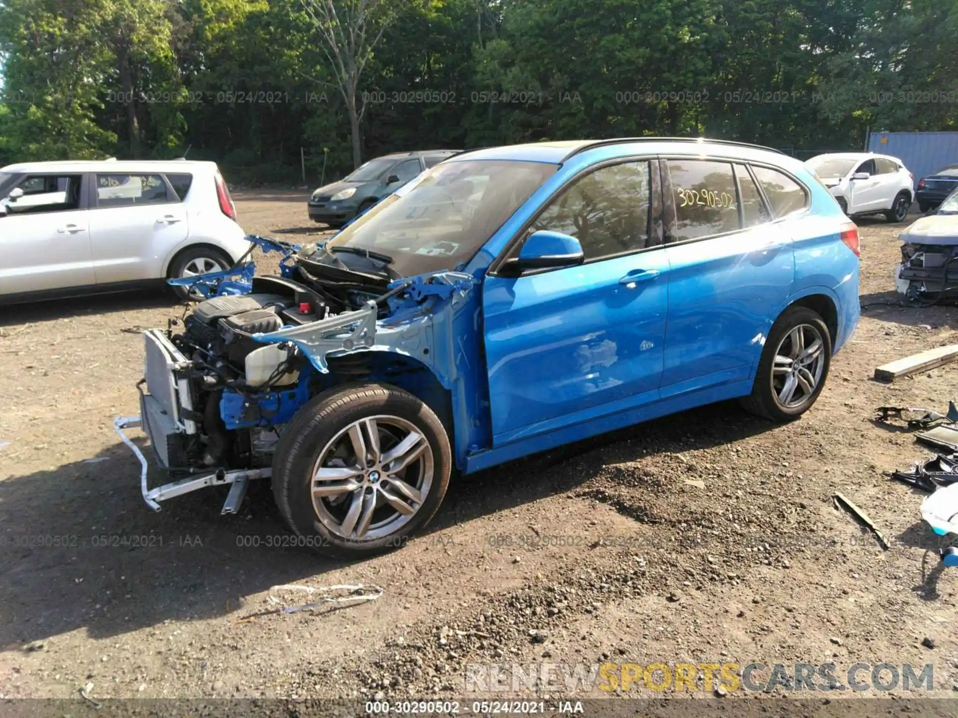 2 Фотография поврежденного автомобиля WBXJG9C0XL5P66232 BMW X1 2020