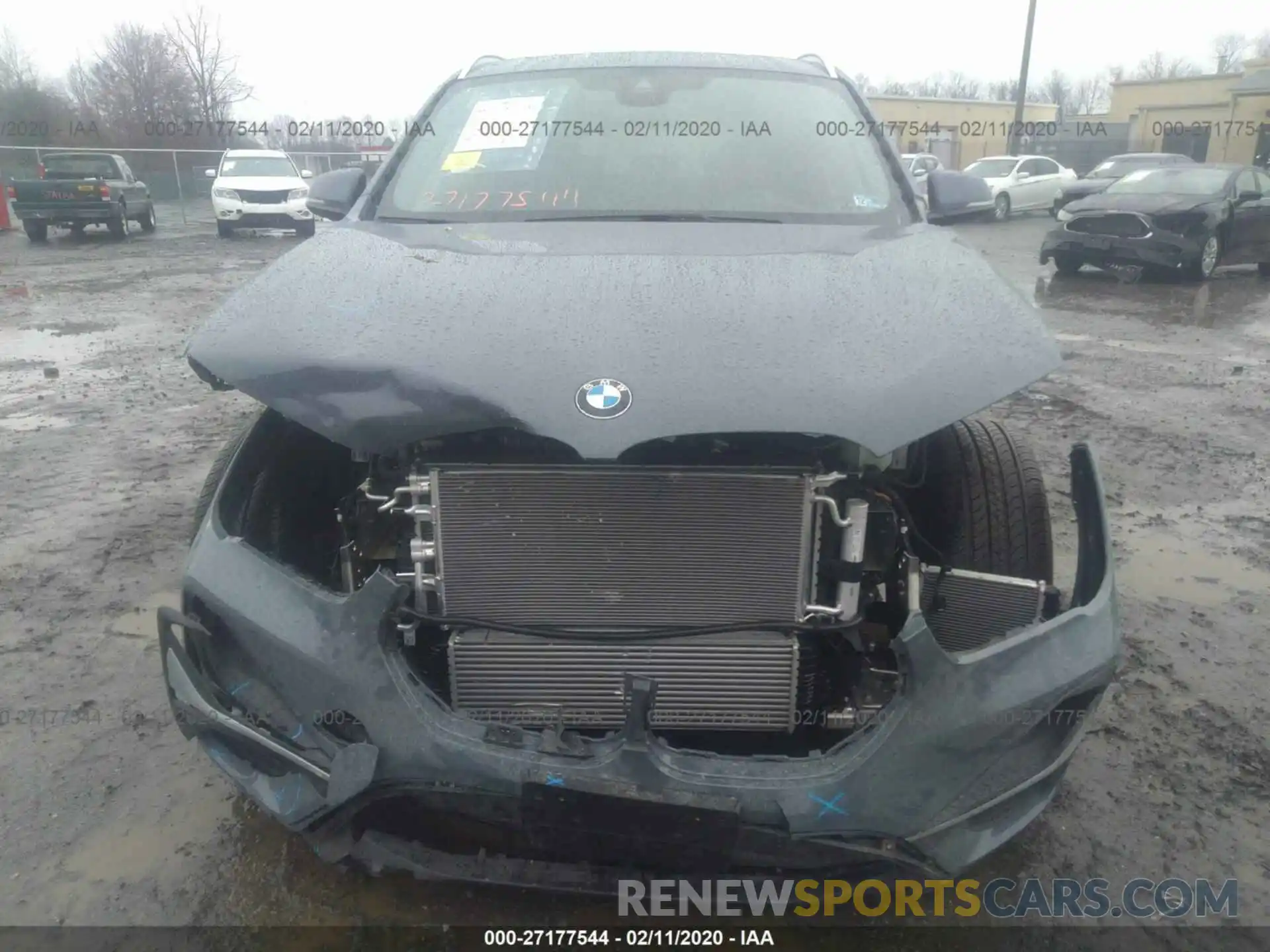6 Photograph of a damaged car WBXJG9C0XL5P67235 BMW X1 2020
