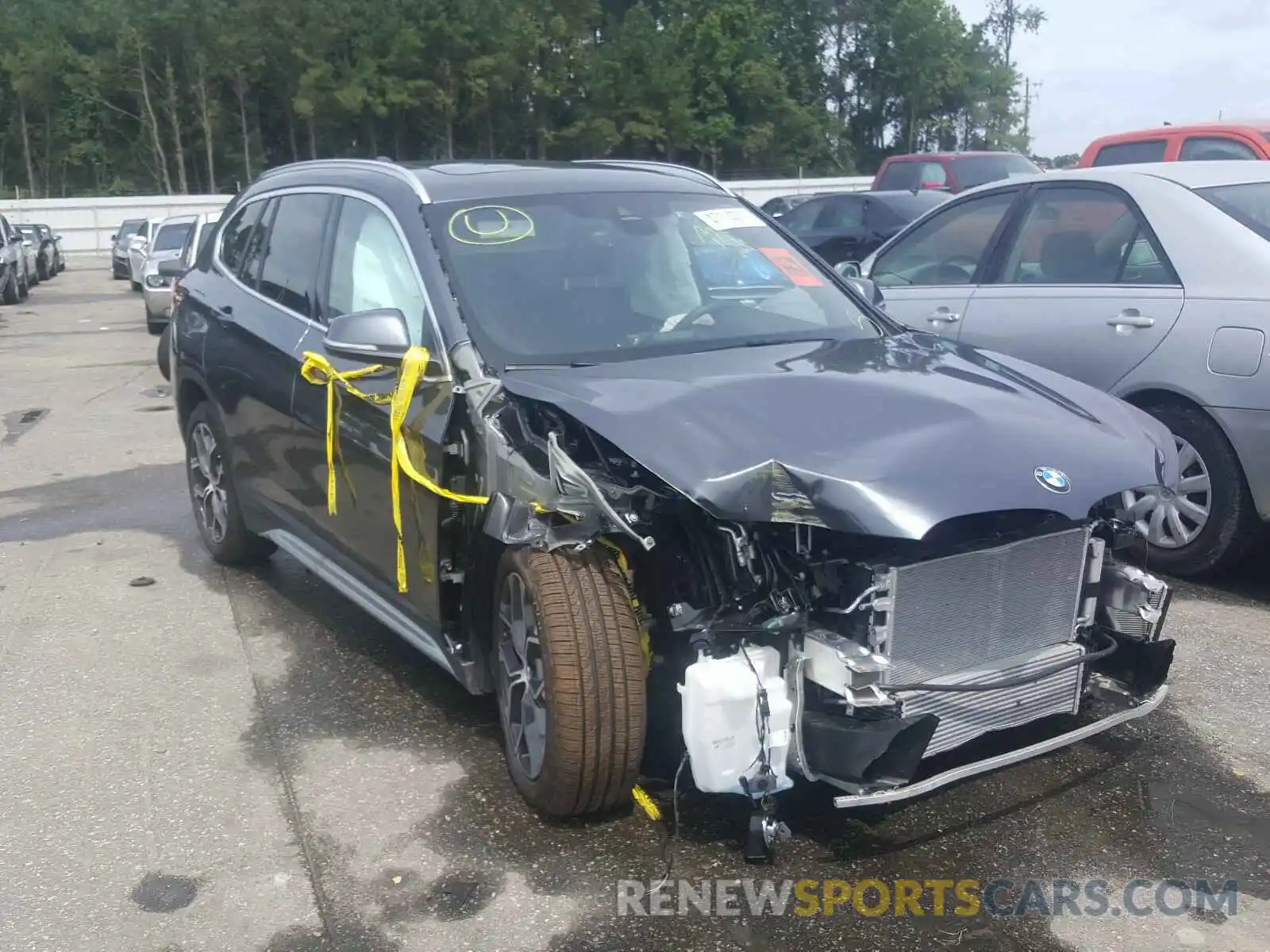 1 Photograph of a damaged car WBXJG9C0XL5P69941 BMW X1 2020