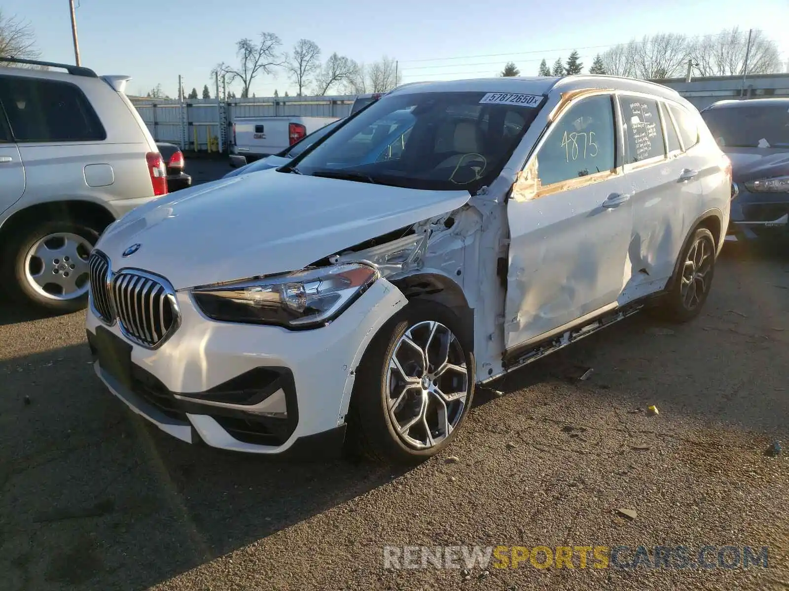 2 Photograph of a damaged car WBXJG9C0XL5P76694 BMW X1 2020