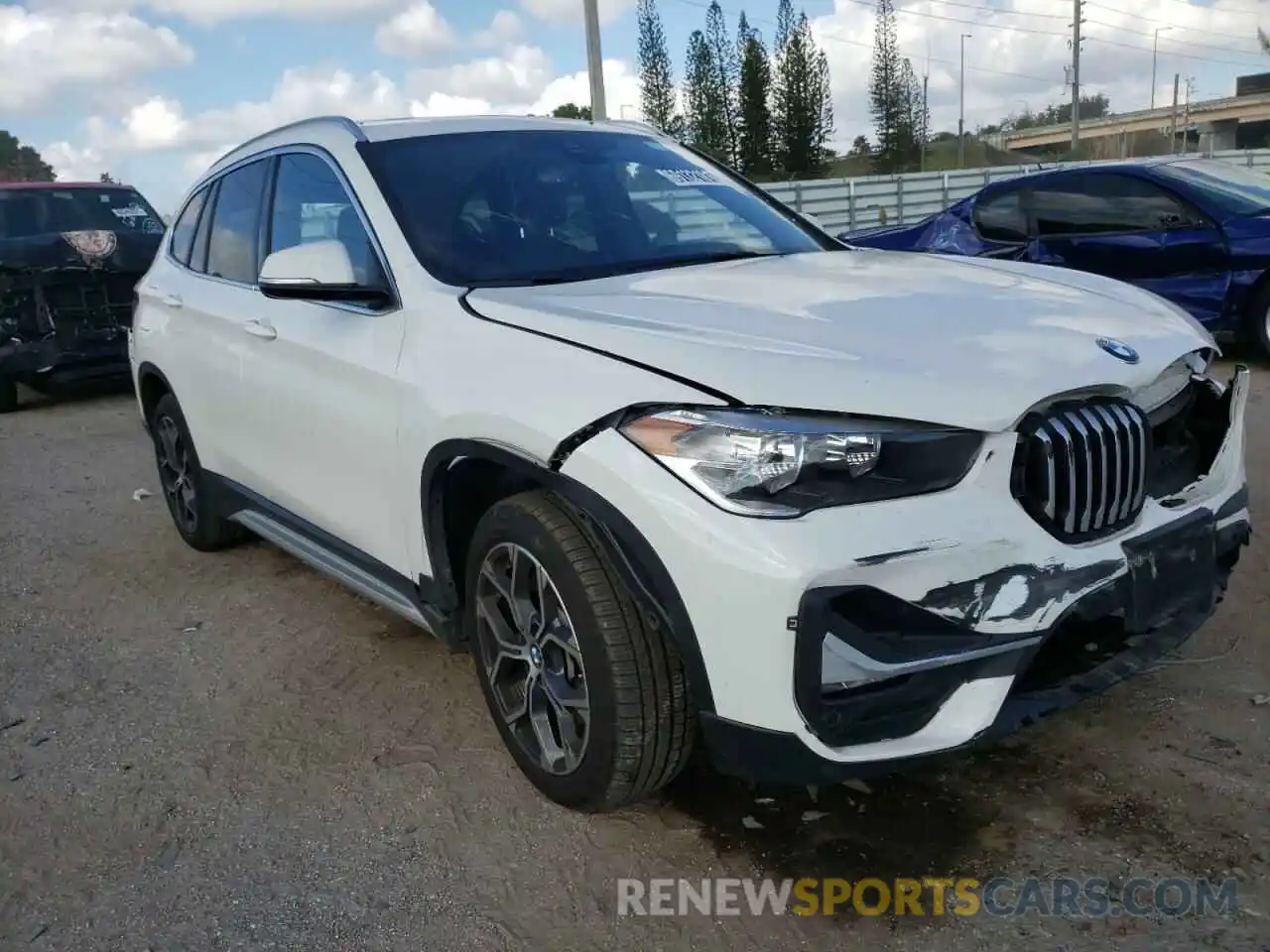 1 Photograph of a damaged car WBXJG9C0XL5P89526 BMW X1 2020