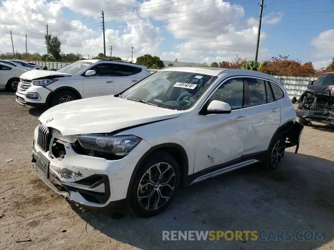 2 Photograph of a damaged car WBXJG9C0XL5P89526 BMW X1 2020