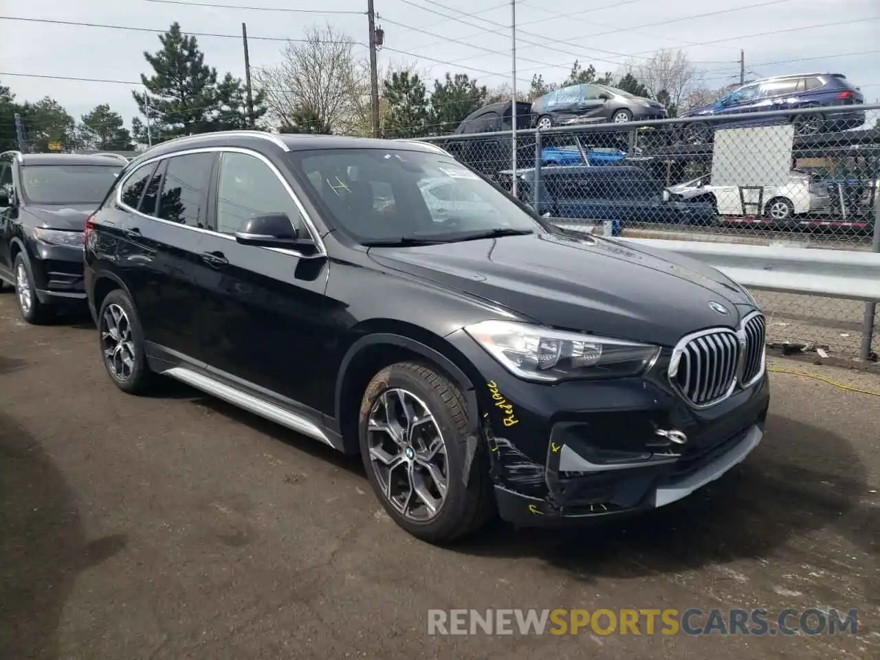 1 Photograph of a damaged car WBXJG9C0XL5P92541 BMW X1 2020