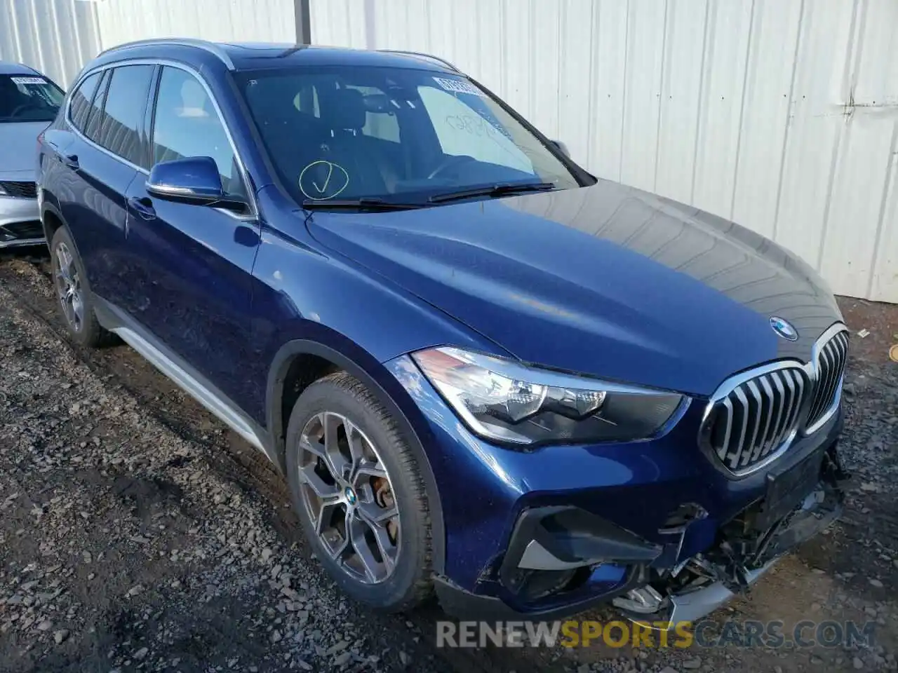 1 Photograph of a damaged car WBXJG9C0XL5R33141 BMW X1 2020