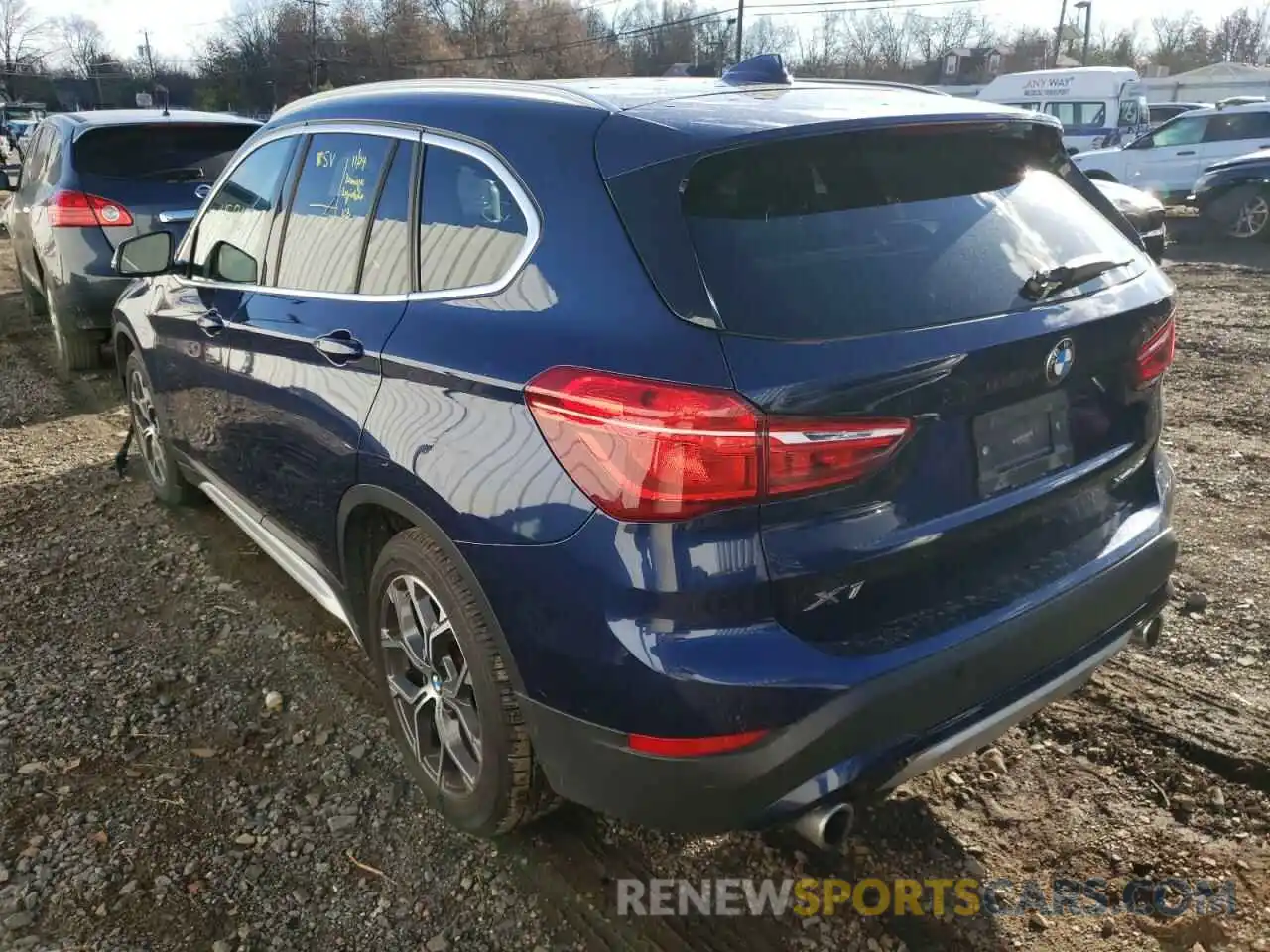 3 Photograph of a damaged car WBXJG9C0XL5R33141 BMW X1 2020